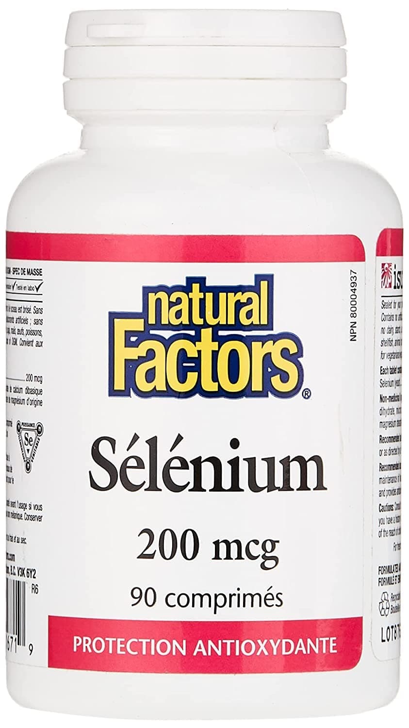 Selenium, 200 Mcg, 90 Tablets