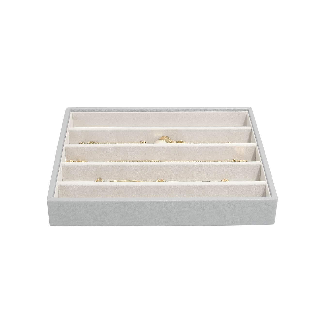 StackersStackers Pebble Grey Classic Medium Jewellery Box Necklace Layer