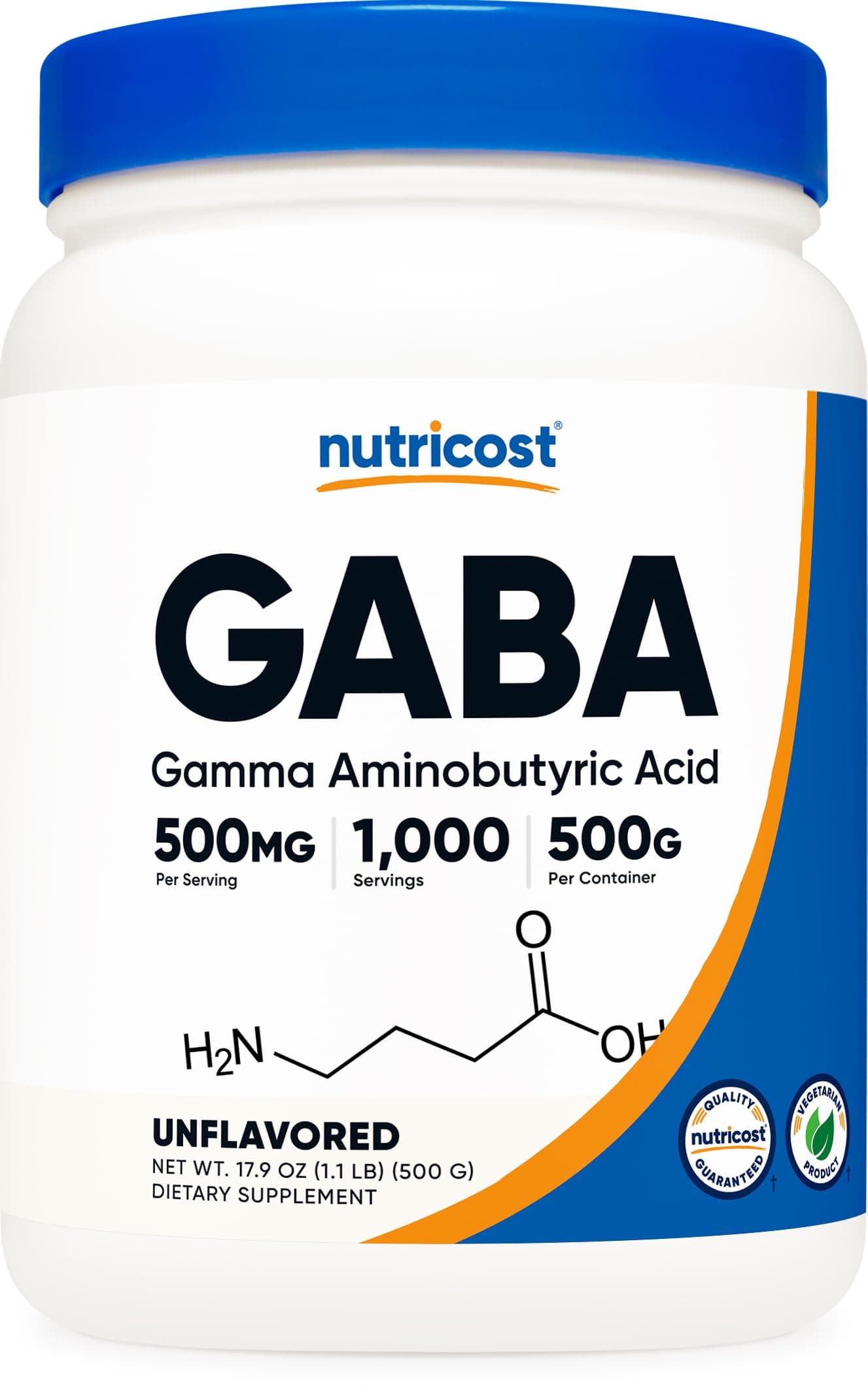 Nutricost Pure GABA Powder 1 Bottle