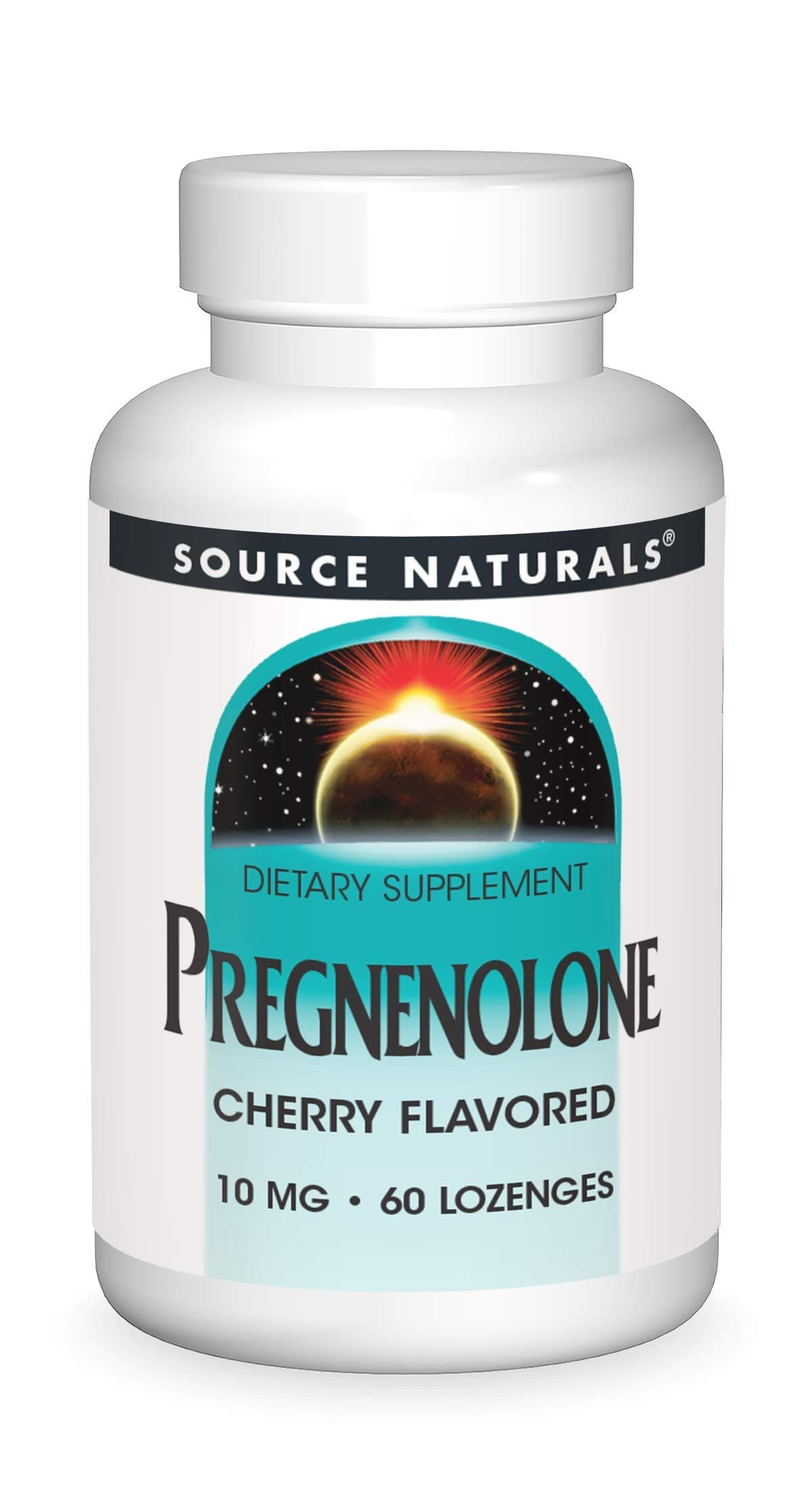 Source Naturals Pregnenolone, 10mg - 60 Cherry Lozenges