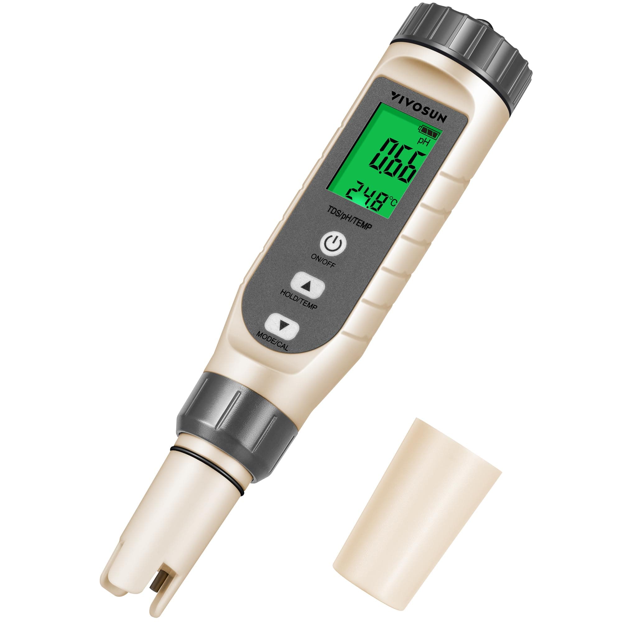 VIVOSUN 3 in 1 pH Pen Digital pH Tester Meter