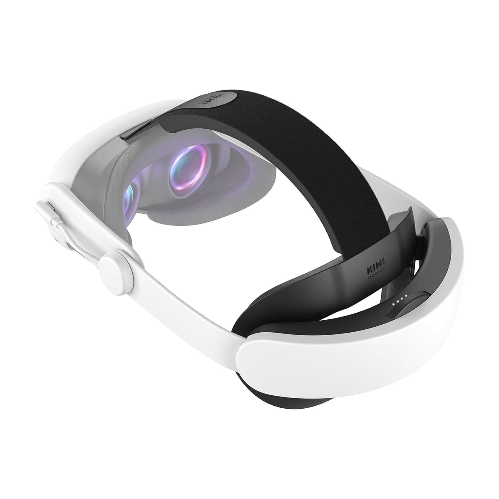 KIWI design K4 Boost Quest 3S/3 Compatible Battery Head Strap Comfort Meta Quest 3/3s Compatible Strap High-Speed Charging Ultra-Lightweight Balanced Front and Back Comfortable Wear Compatible with
