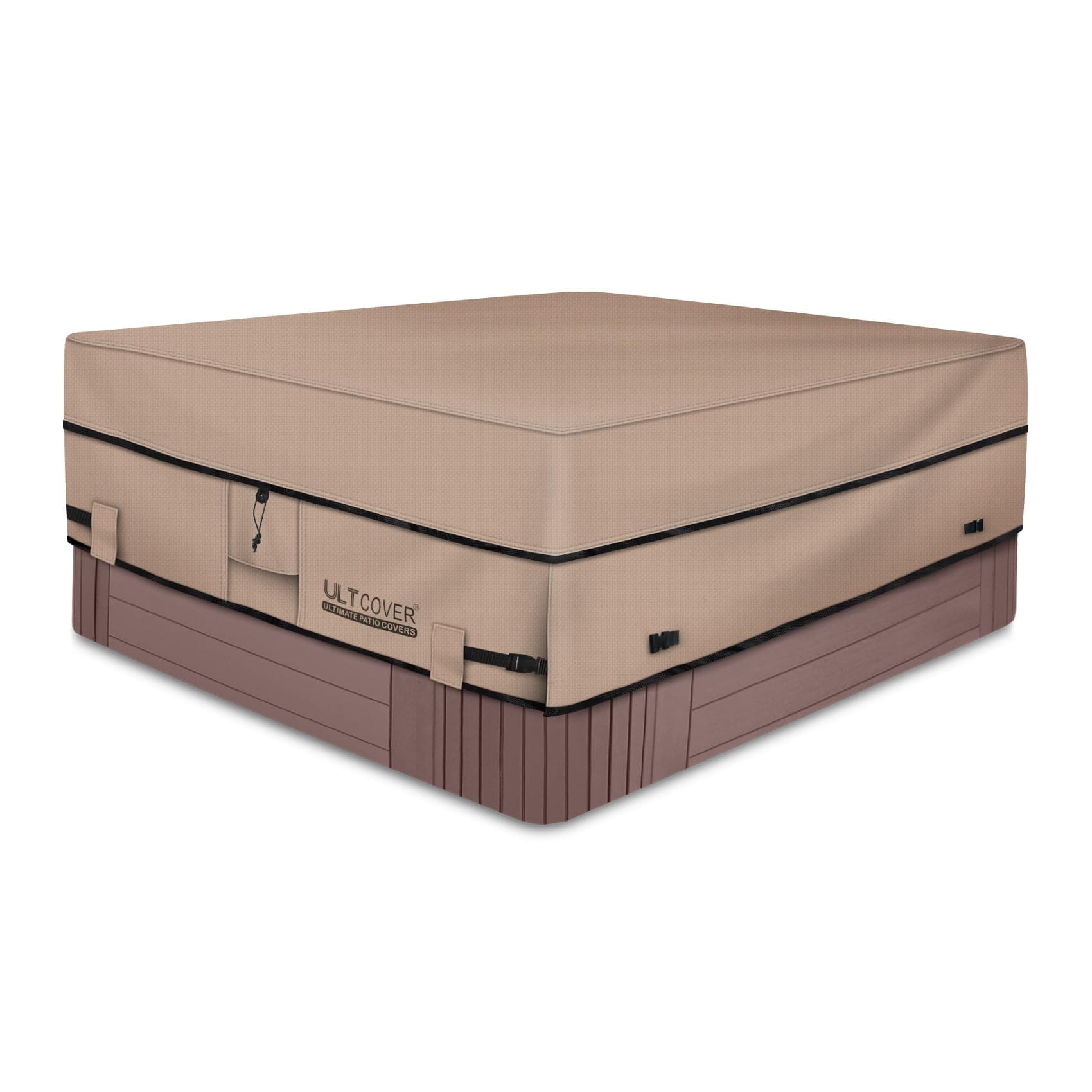 Waterproof 600D Polyester Square Spa Cover