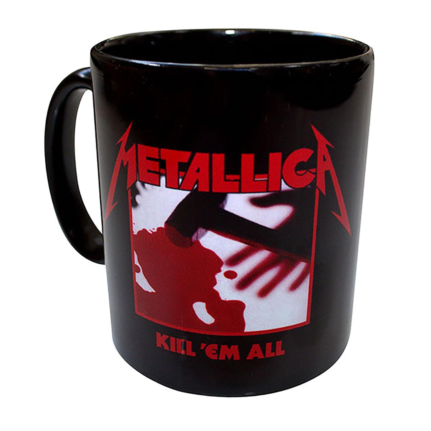 Kill Em All Black Coffee Mug