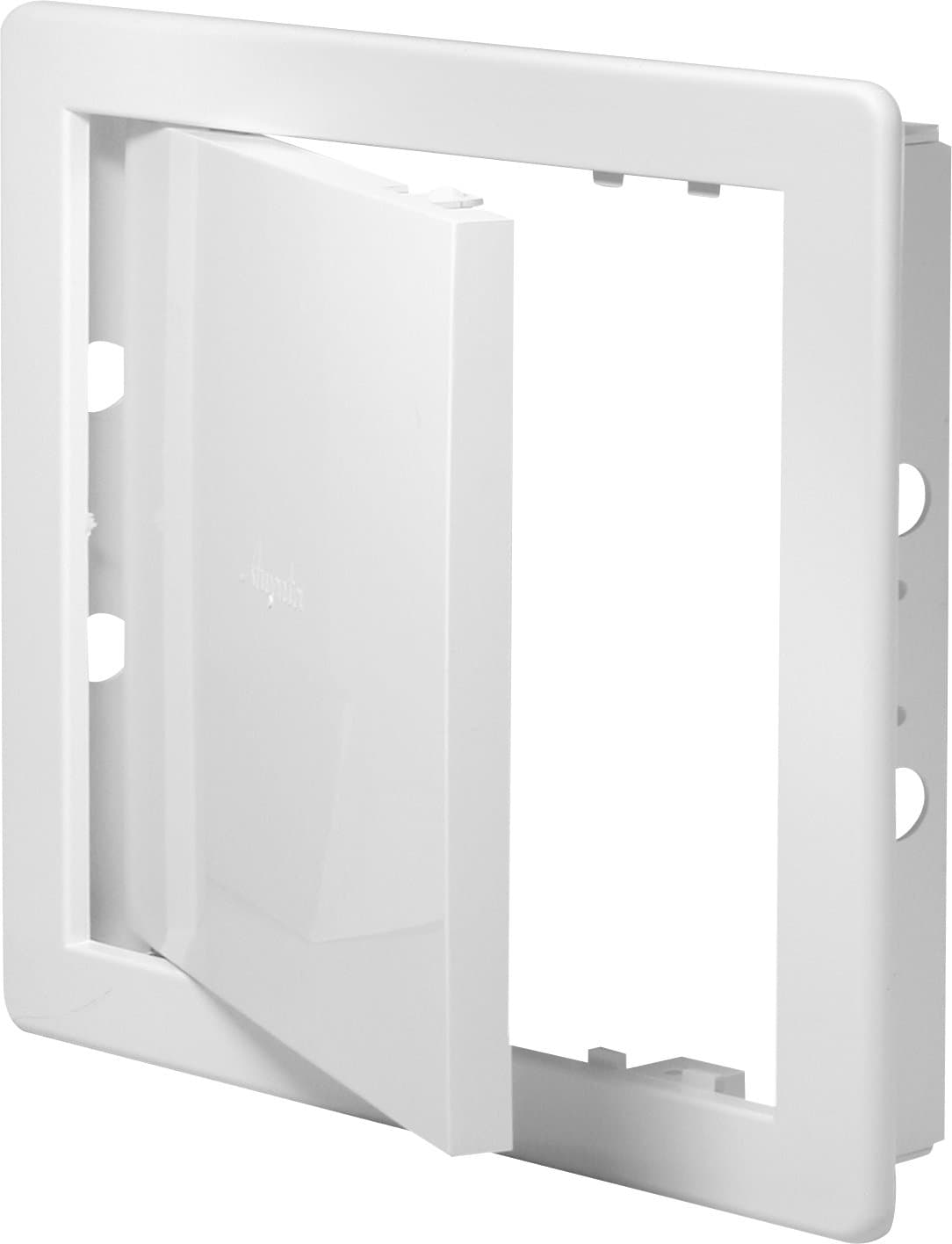 Awenta 300 x 400 mm Plastic Access Panel Door - White Opening Flap Cover Plate - Inspection Hatch - Door Latch - Concealed Hinge - Removable Door - Paintable Smooth Surface (12 x 16 Inches)