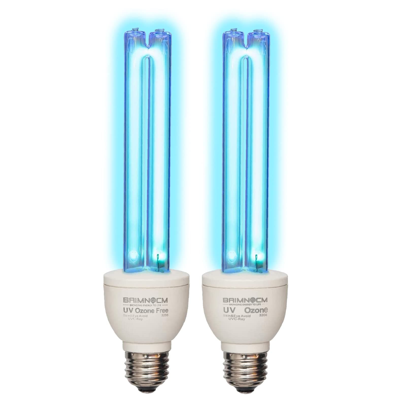- BAIMNOCM UV Light Bulb, UV-C Light Bulb 25 Watt E26 Base, One Bulb Ozone and One Bulb Ozone Free, 2 Count