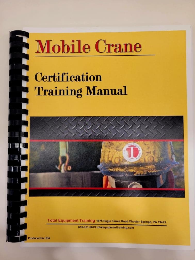 Mobile Crane Certification Training Manual