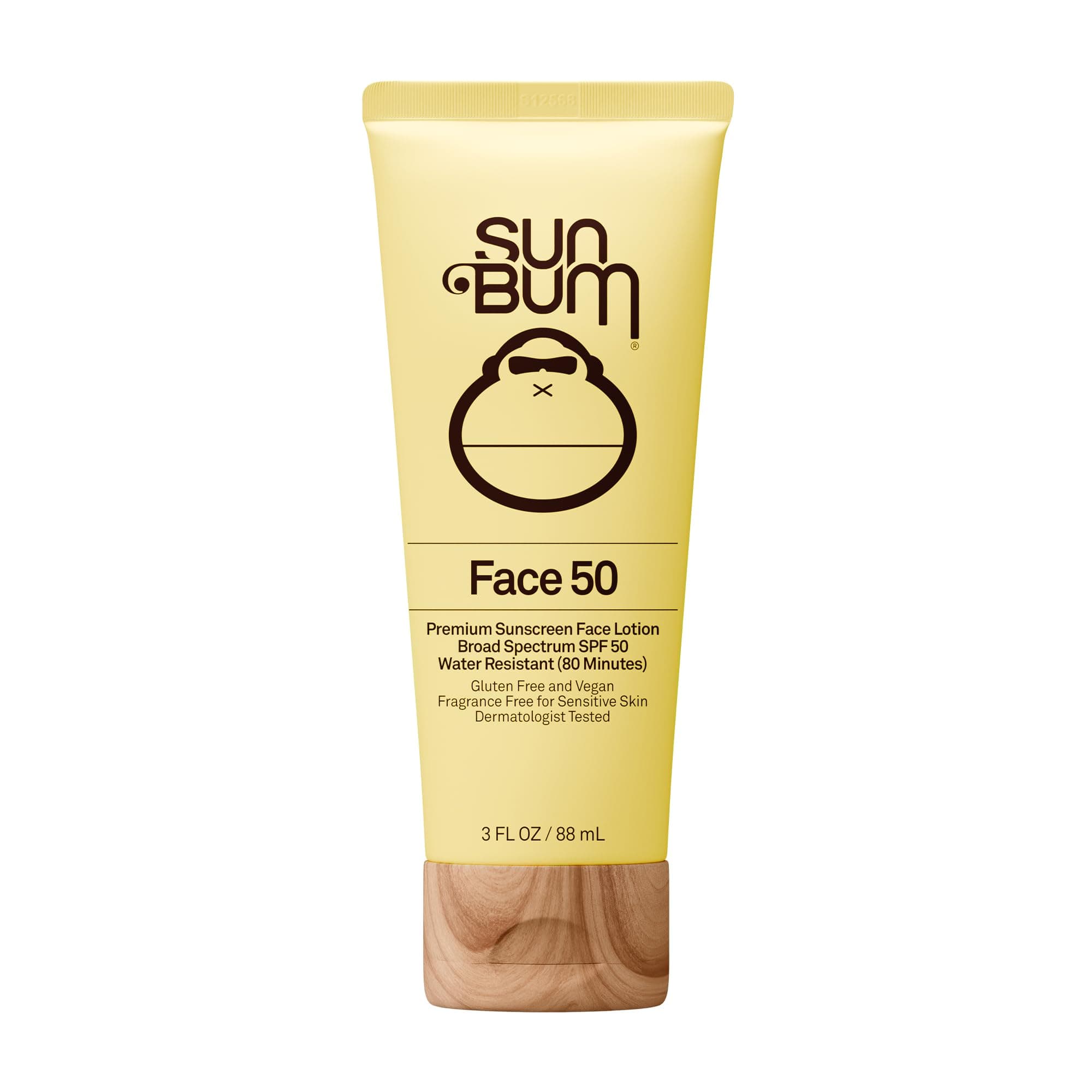 Sun Bum SPF 50 Clear Face Lotion, 88 ml, multi, 3 Fl Oz (Pack of 1)