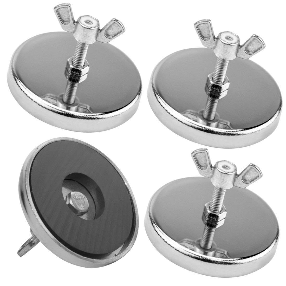 VULCAN Heavy Duty Magnet for Wire Loop Flags - 4 Pack