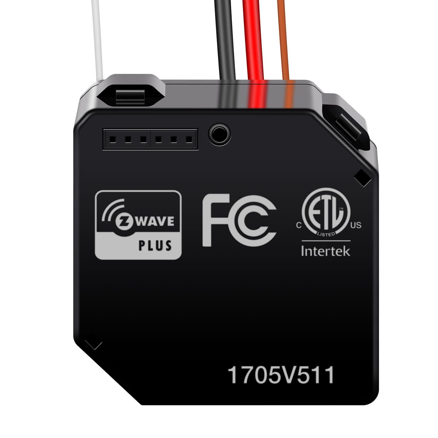 ENERWAVE Z-Wave Plus Relay, Hidden Smart Switch Wireless Remote Control to Lights and Ceiling Fans, 120-277VAC, 10A, Neutral Wire Required, ZWN-RSM1-PLUS, Black