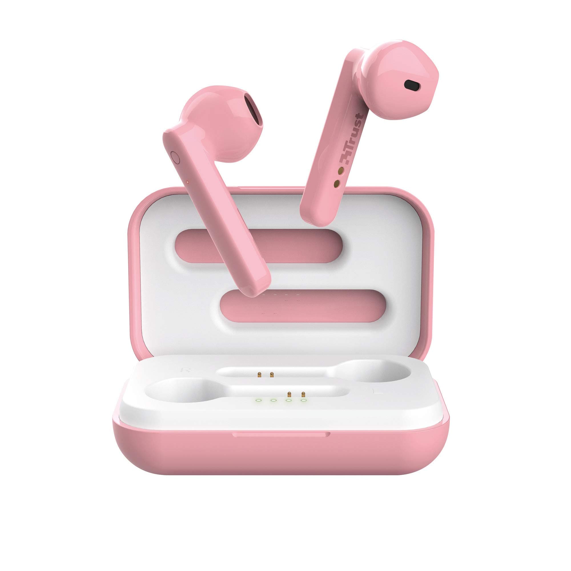 Trust Mobile First Touch Bluetooth In-Ear Wireless Earphones (Built-in Microphone, 10 Hours Usage Time) Pink, One Size