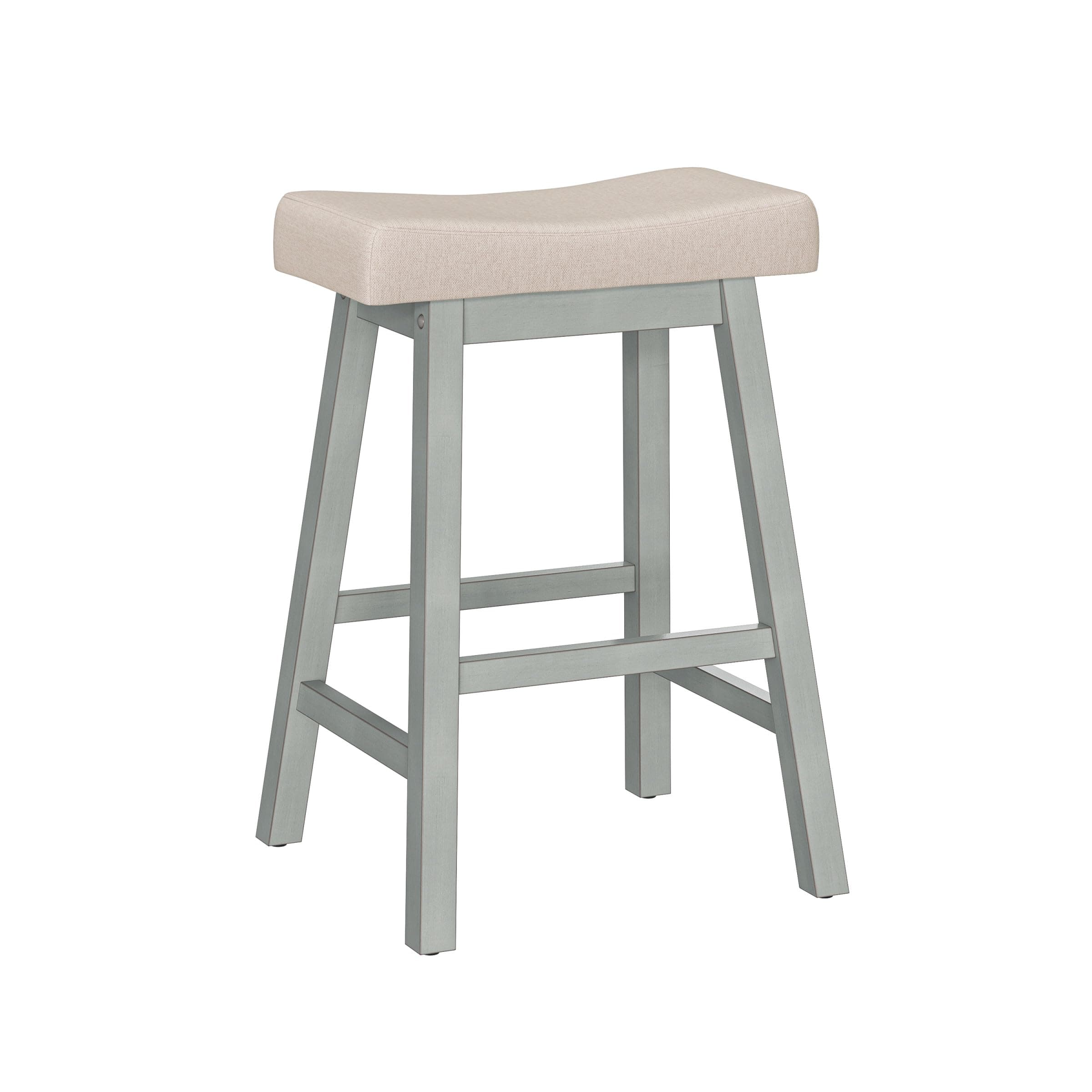 HillsdaleMoreno Backless, Counter Stool, Blue Gray