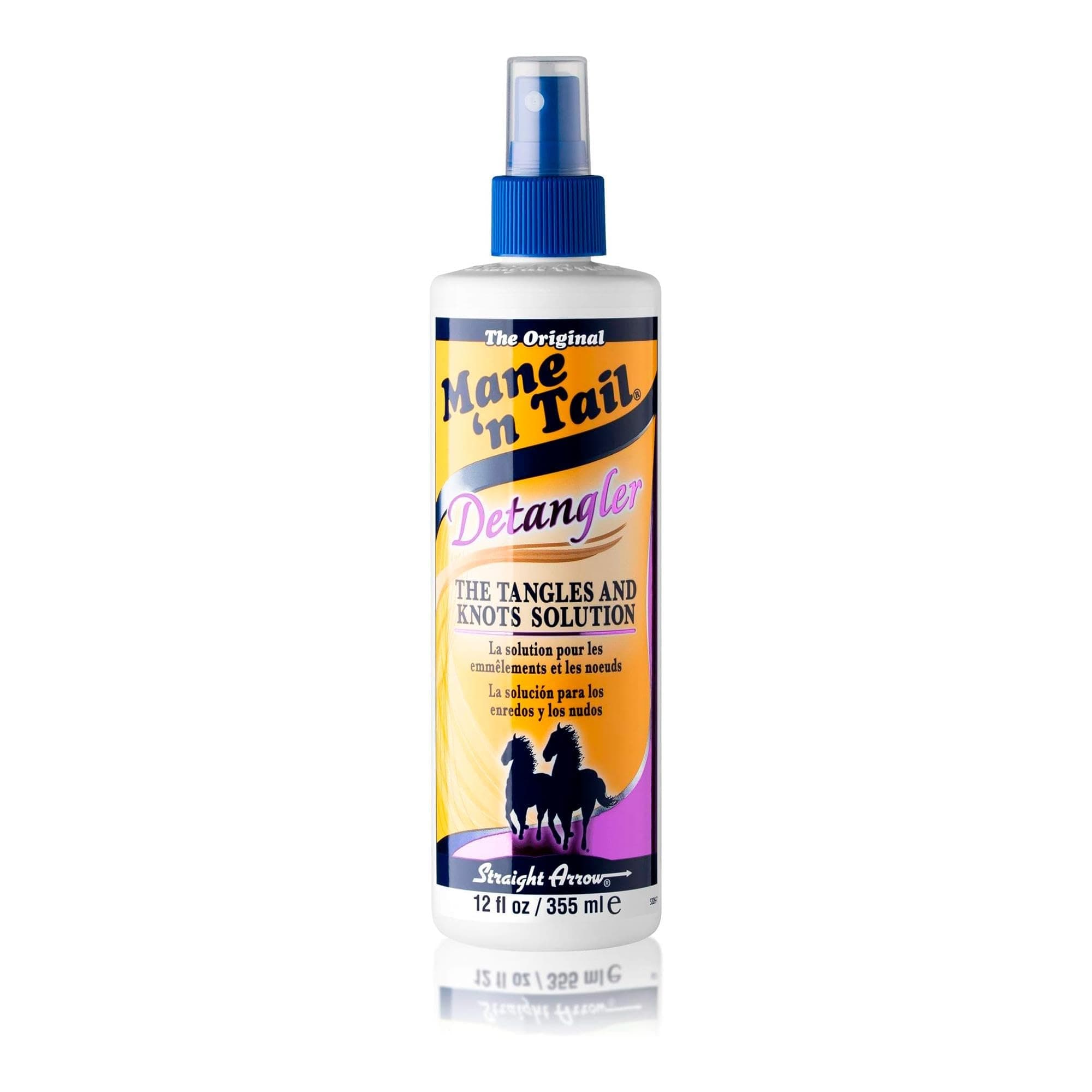 Mane ‘n Tail Detangler Spray – The Tangles and Knots Solution, Reduce Frizz, 355 ml (Pack of 1)