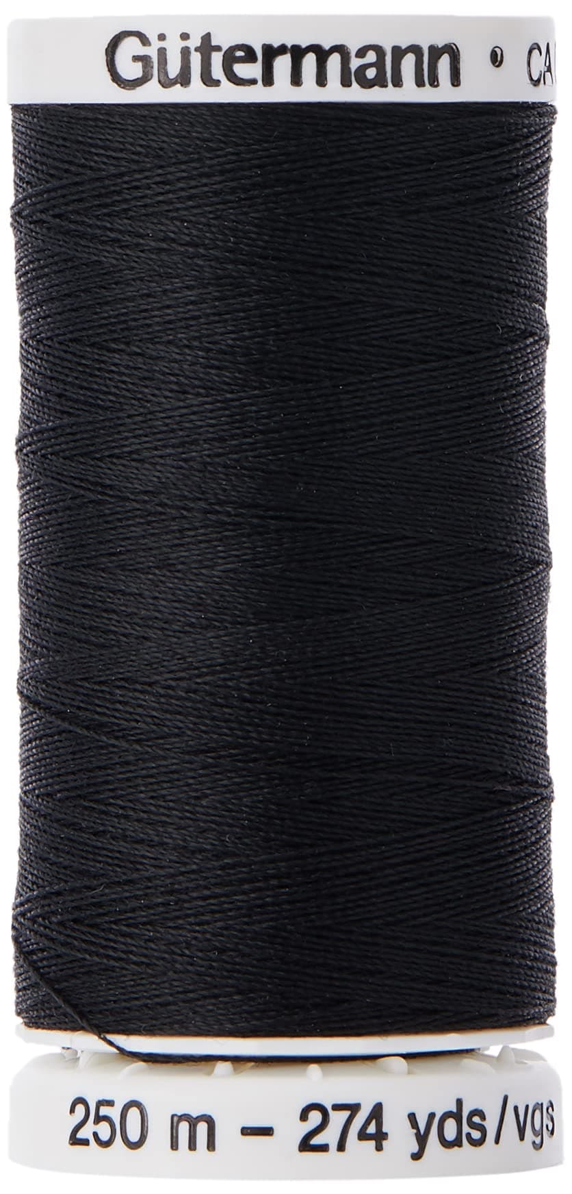 Gütermann Sew-All Thread, Polyester, Black, 250 m, 5.5x2.5x2.5 cm