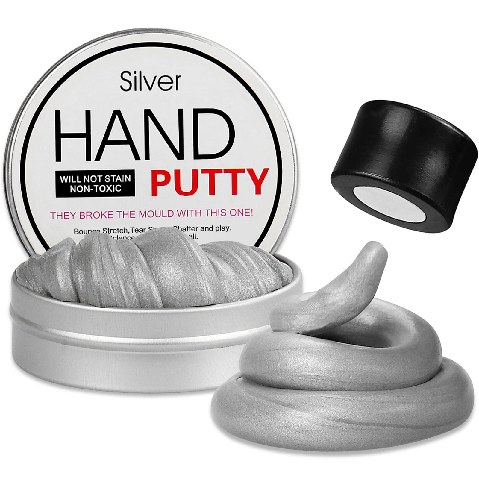 Silver Magnetic Putty