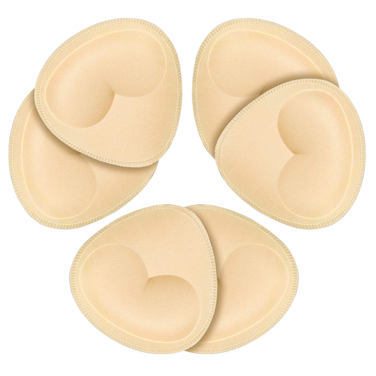 TopBine Bra Pads Inserts Women's Sports Cups Inserts Bra Replacement Inserts Bra Padding for Bikini Swimsuit