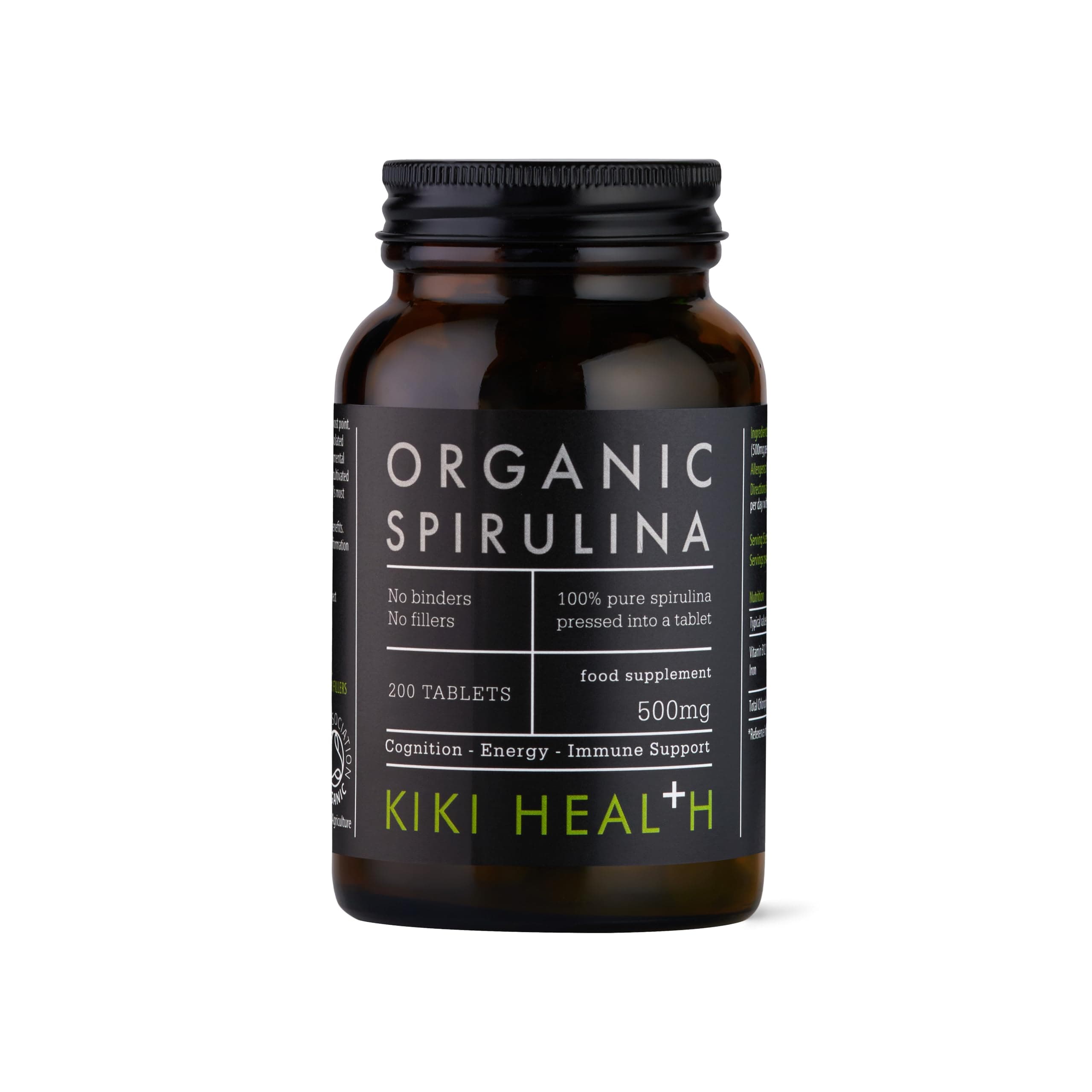 Organic Spirulina, 200 Tablets