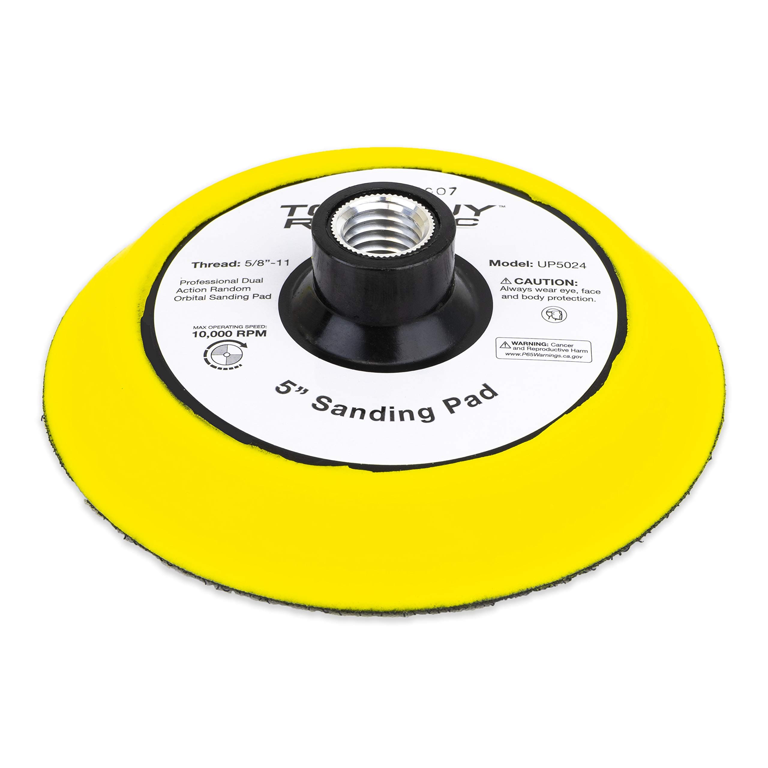 Tool Guy Republic 5" Hook and Loop Sanding Pad with 5/8-11 Threads