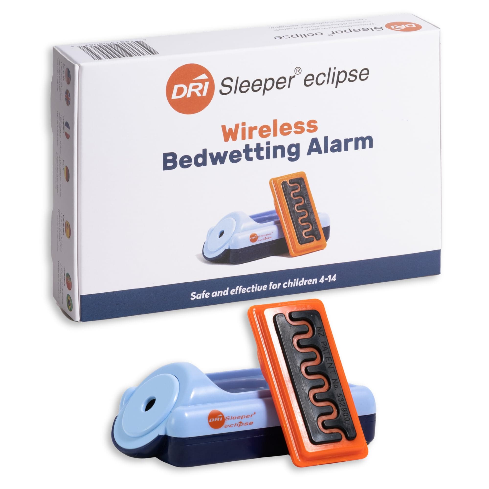 Anzacare Eclipse - Wireless Remote Sensor Bed Wetting Treatment Alarm