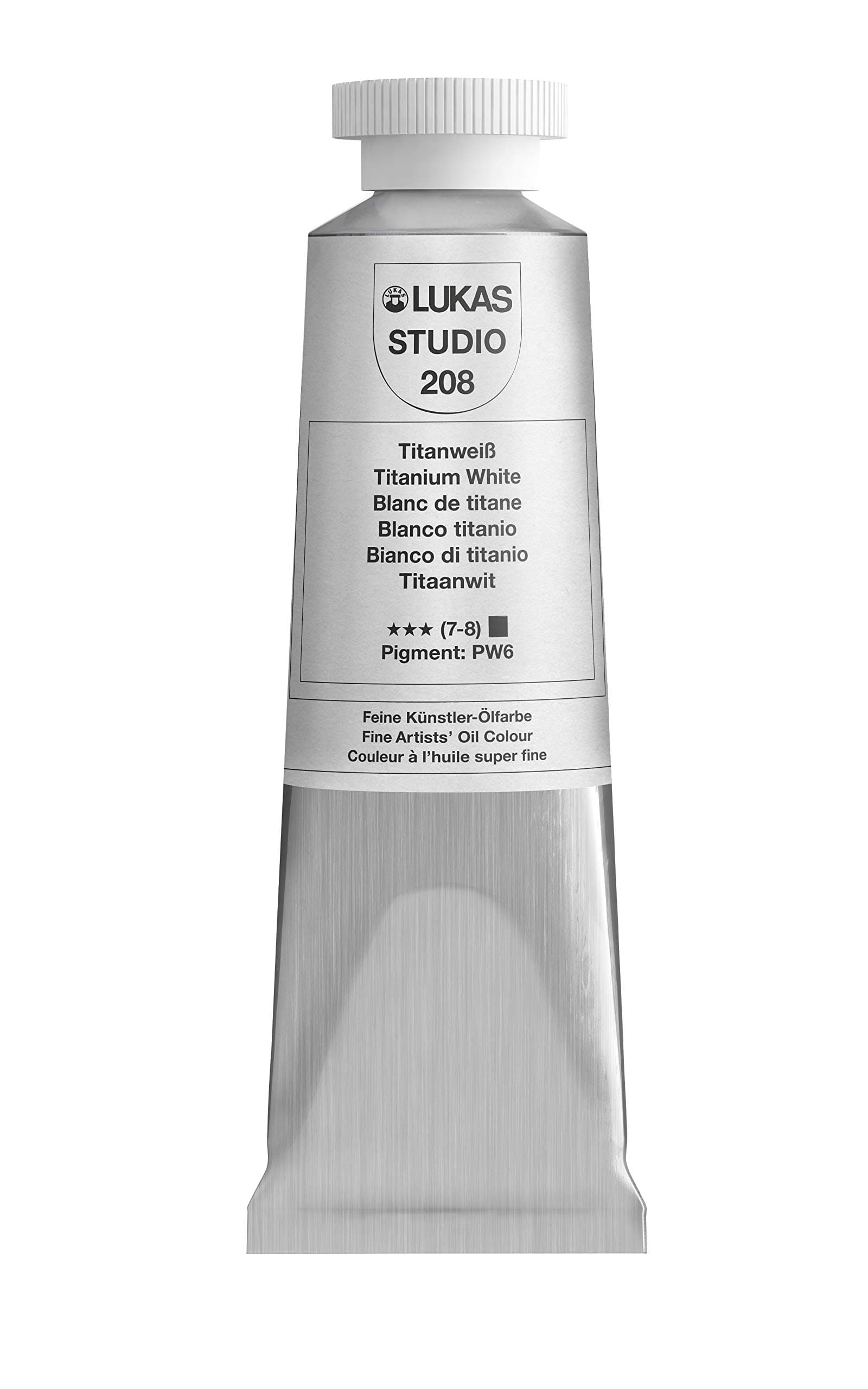 LUKASStudio Oil : Titanium White 37ml : While Stocks Last