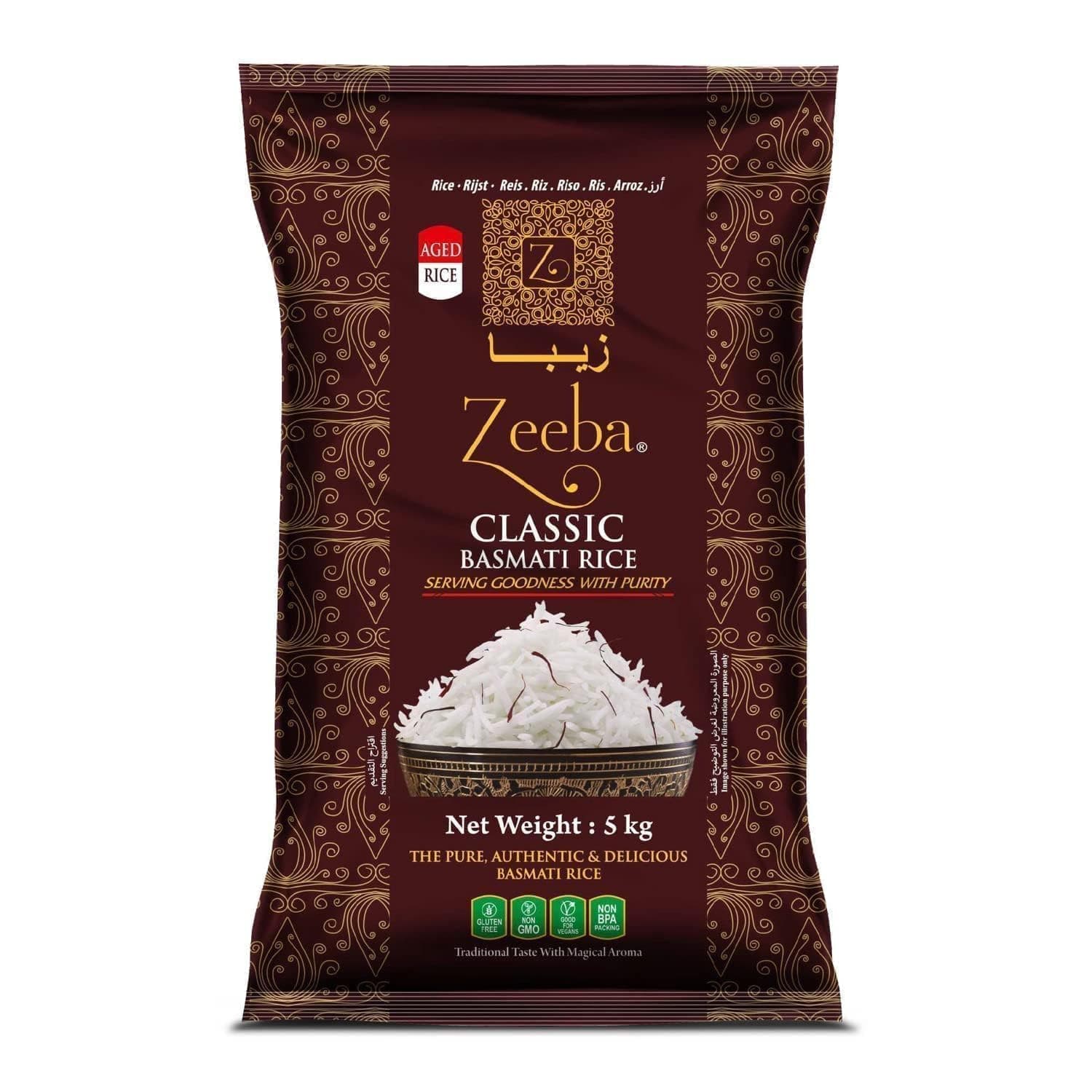 Zeeba Classic Basmati Rice 5kg