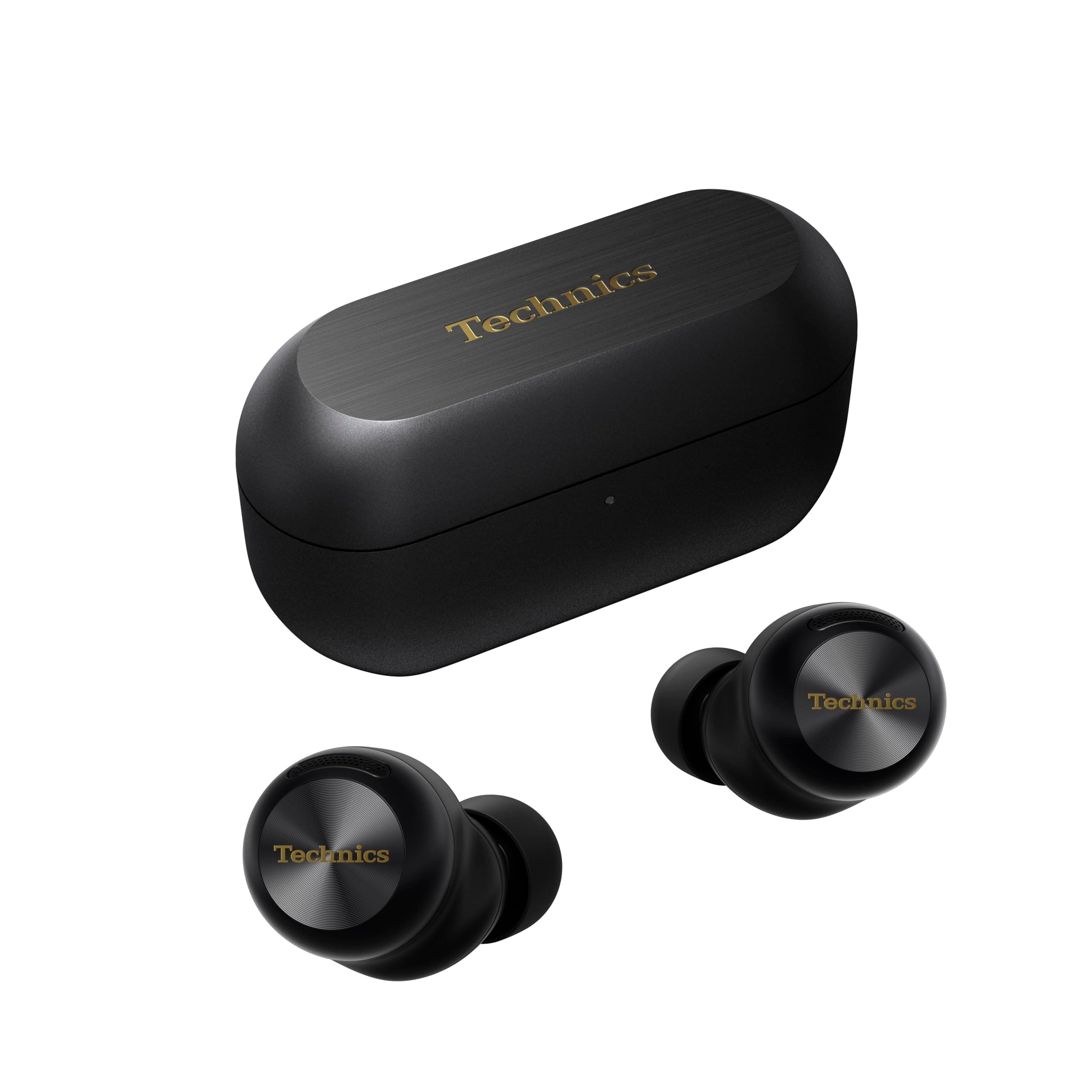 AZ100 True Wireless Noise Cancelling Bluetooth Earbuds with Magnetic Fluid Driver, Voice Focus AI, 3 Device Multipoint Connectivity, LDAC Compatible, Black (EAH-AZ100E-K)