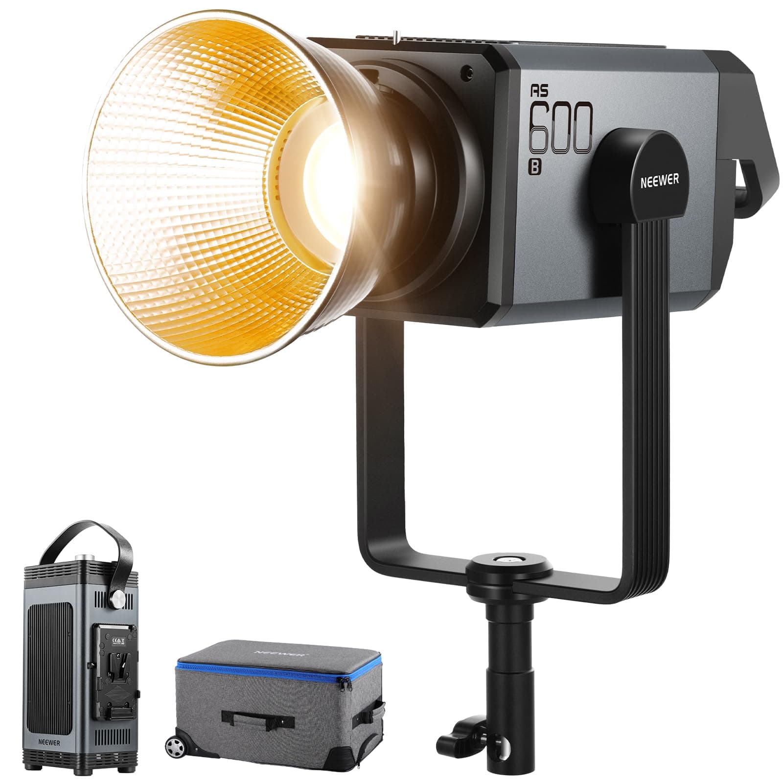 AS600B COB LED Continuous Output Video Light