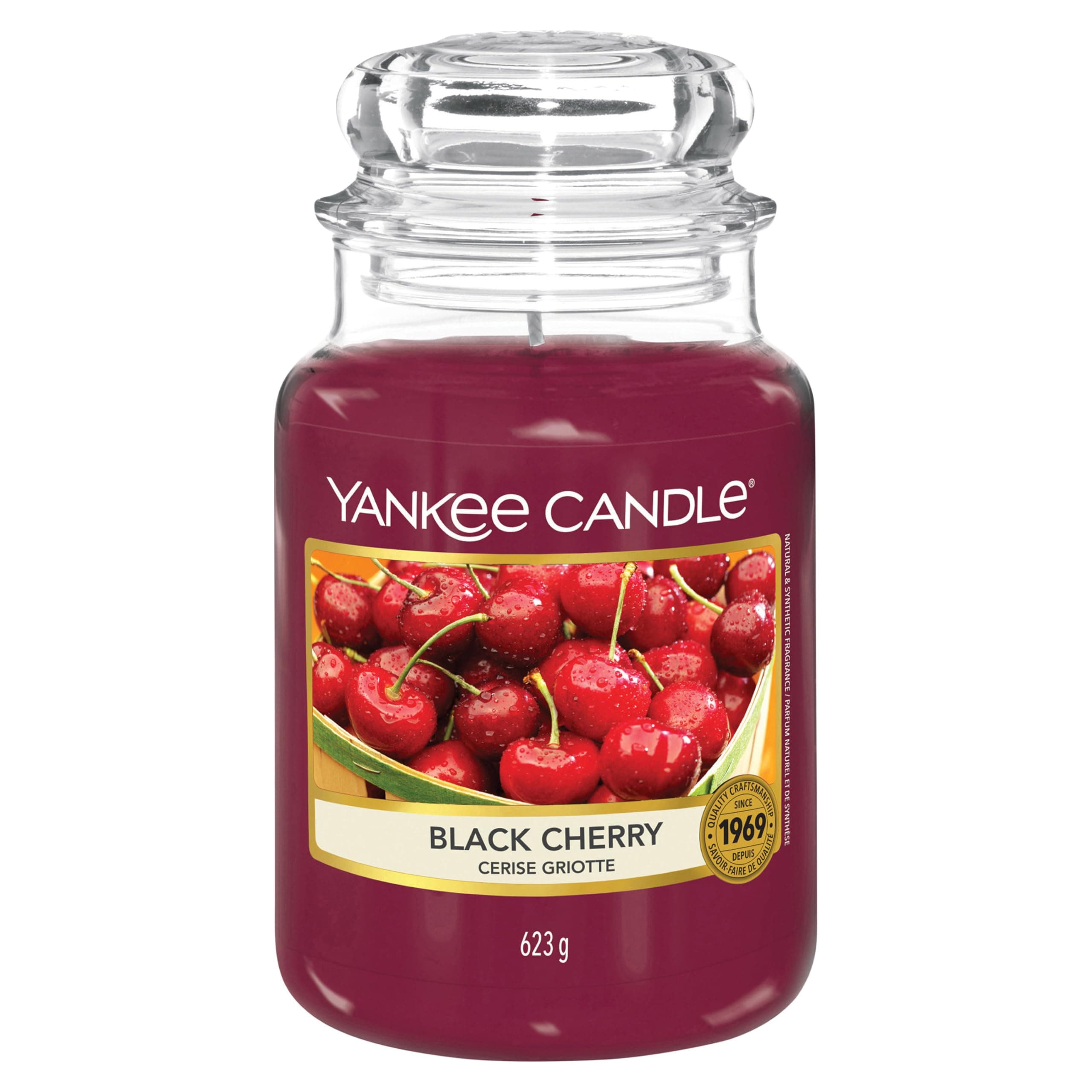 Large Jar Candle, Black Cherry,22 Oz