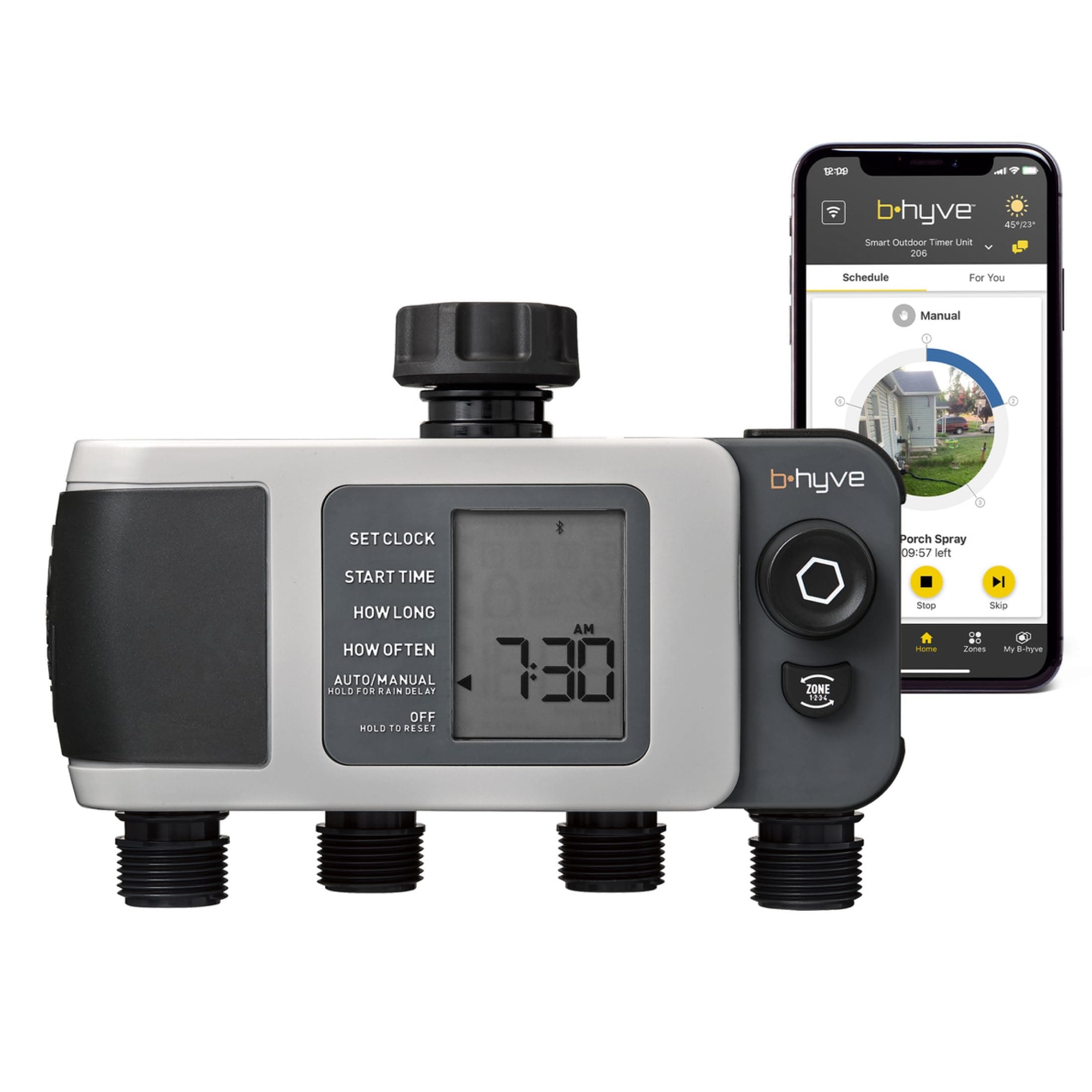 24634 B-hyve Bluetooth Hose Faucet Timer