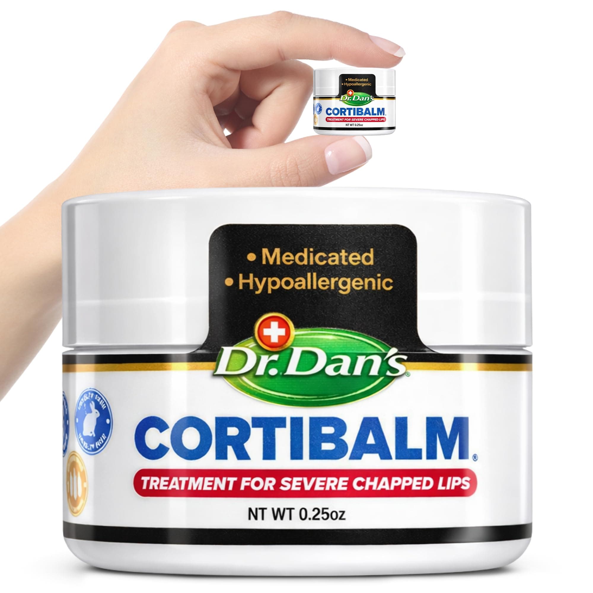 Dr. Dans CortiBalm Lip Balm Jar