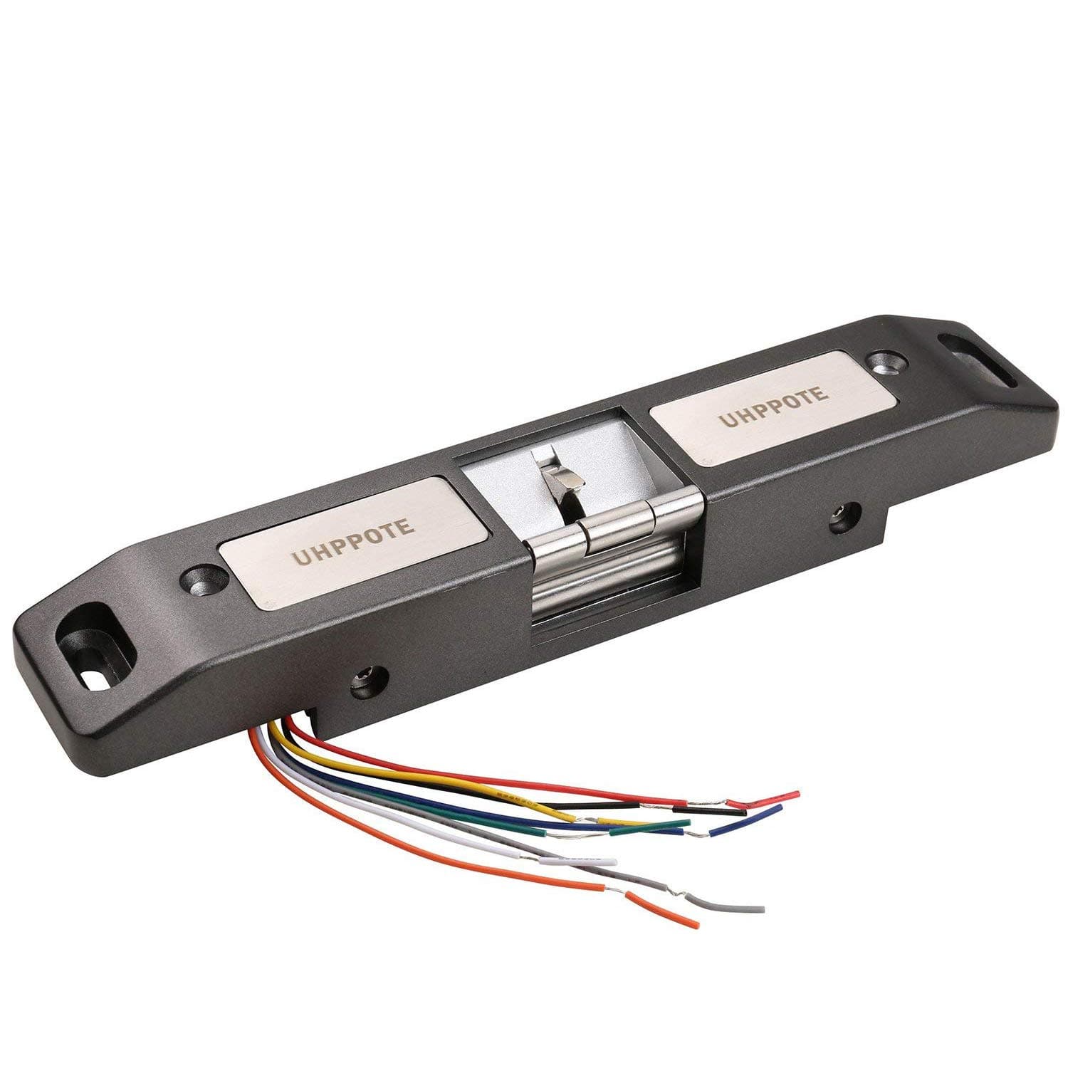 UHPPOTE Electric Strike Lock 12VDC for Access Control Fire Exit Door Rim Exit Devices with Push Bar
