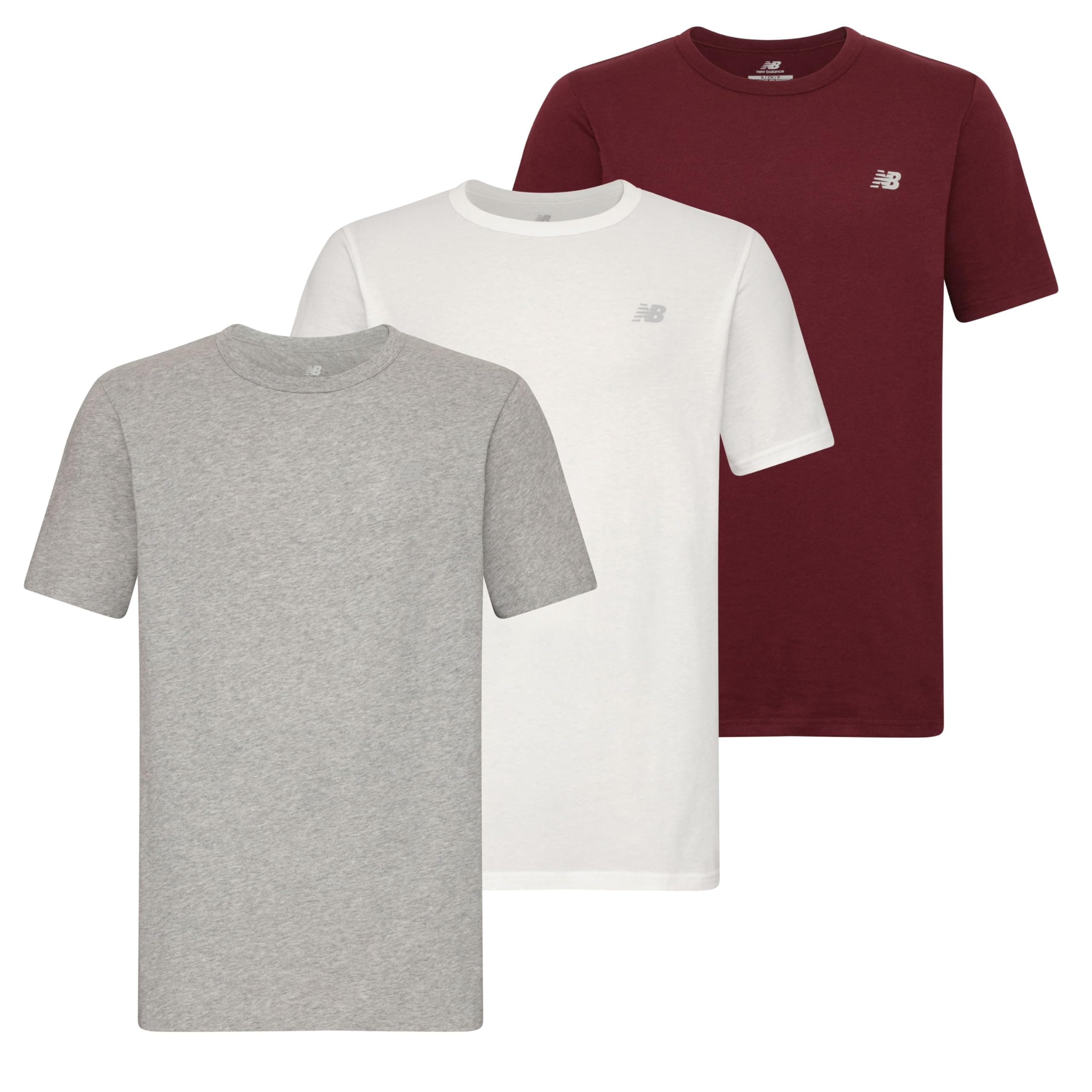 Men's Cotton Performance Crew Neck Undershirts (3 Pack)