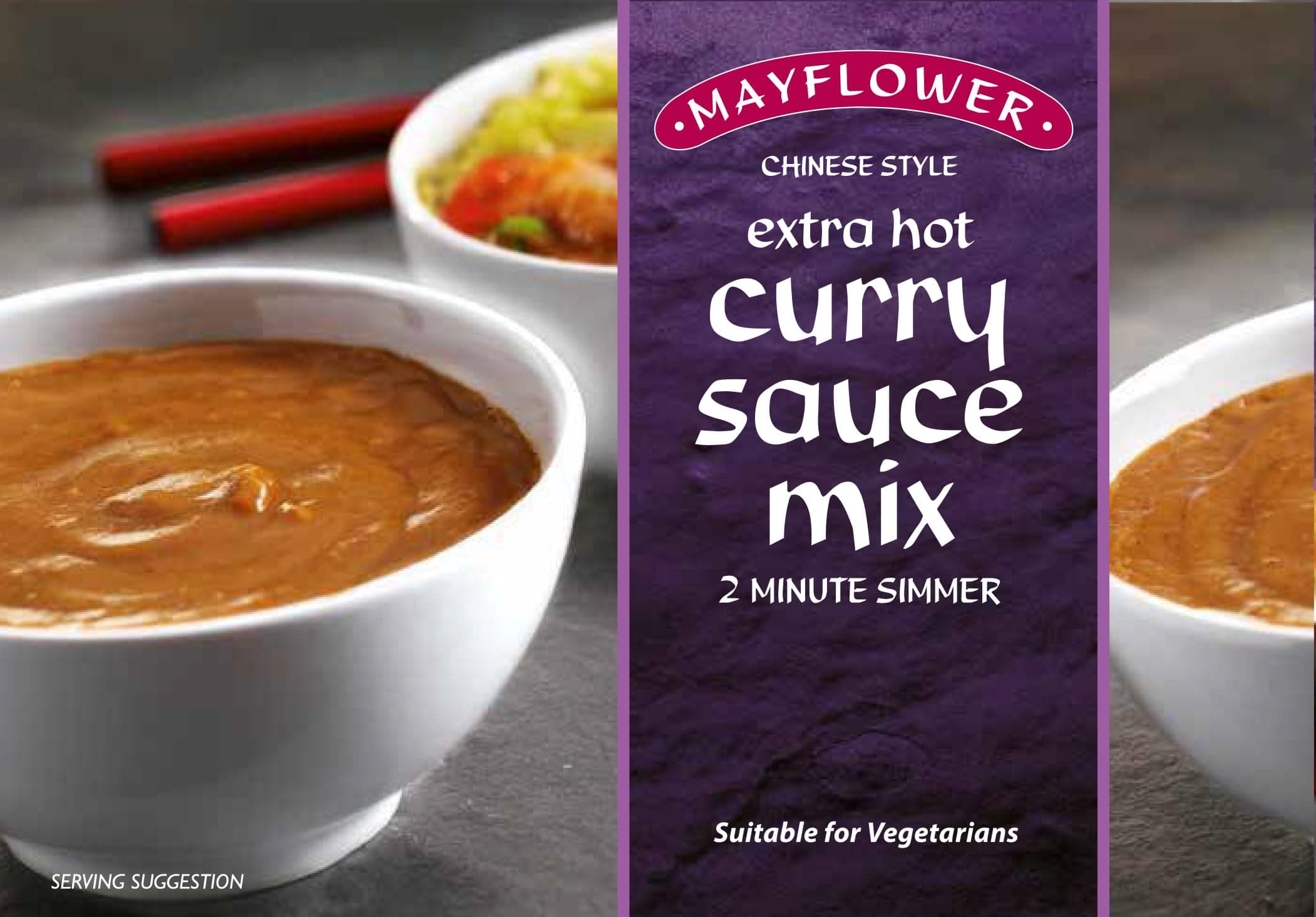 Mayflower Extra Hot Curry Sauce Mix - 12 Boxes