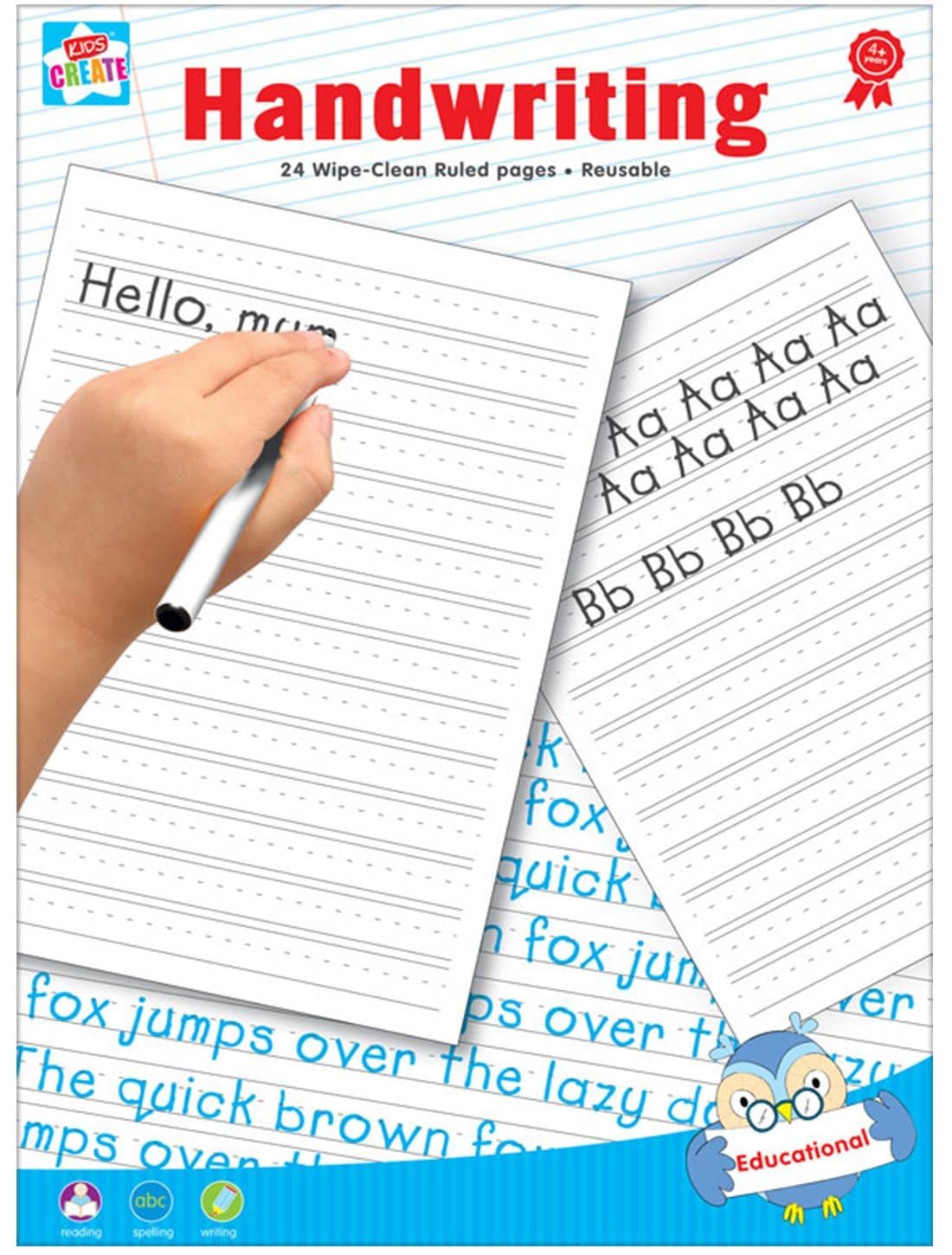 Handwriting Practice A4 Wipe Clean Book