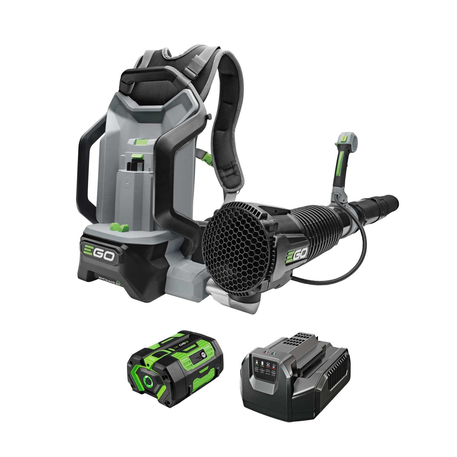 EGO POWER+ Backpack Leaf Blower, Cordless Electric 600 CFM, Includes 56V 7.5Ah Battery and Charger - LB6003