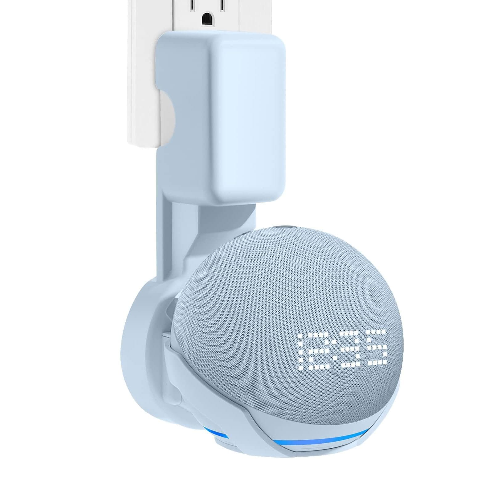 Echo Dot Stand Wall Mount with Cable Management, Alexa Stand Wall Mount Alexa Echo Dot Holder for Alexa Echo Dot 4th/5th Generation, Echo Dot Stand Alexa Echo Dot Accessories (Only Holder)