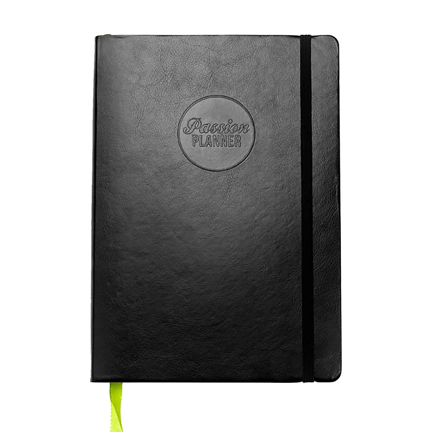 Passion Planner Dated Jan-Dec 2020, Goal Oriented Weekly Agenda and Reflection Journal, Small (A5-5.8 x 8.3 inches) Monday Start Elite Black