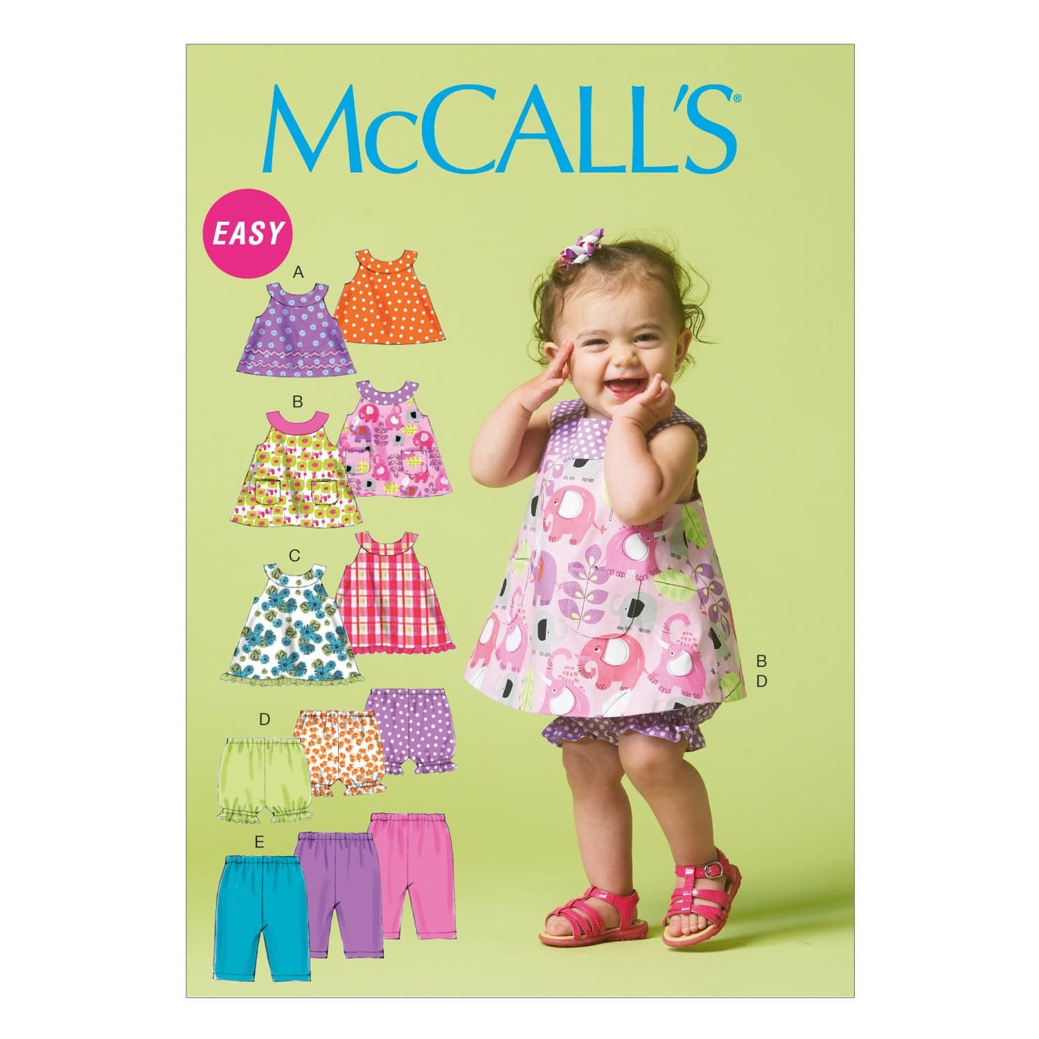 The McCall Pattern Company M6912 YA5 Infants Sewing Patterns, Multi-Colour