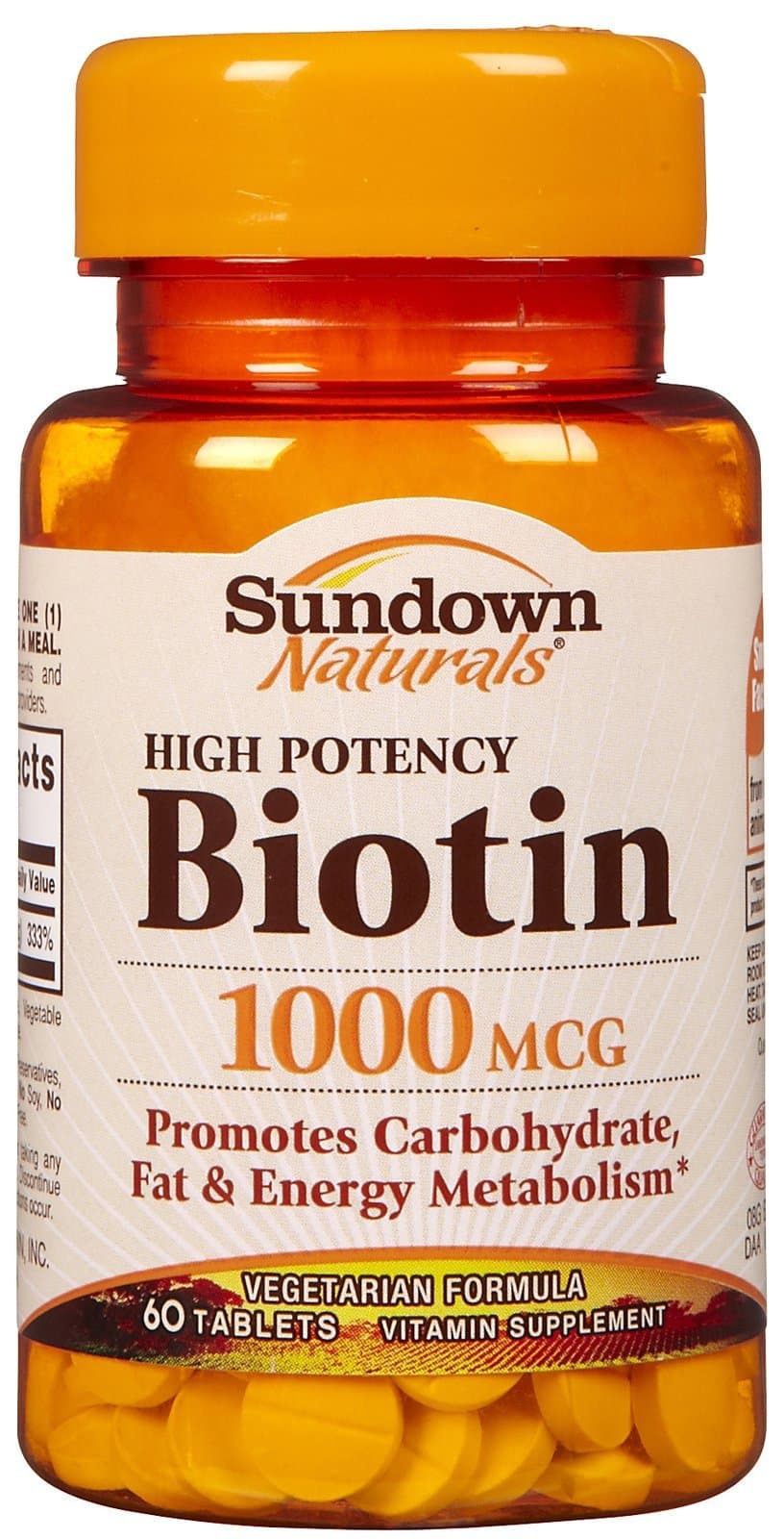 Sundown Biotin, 1000 mcg, 60 Tablets