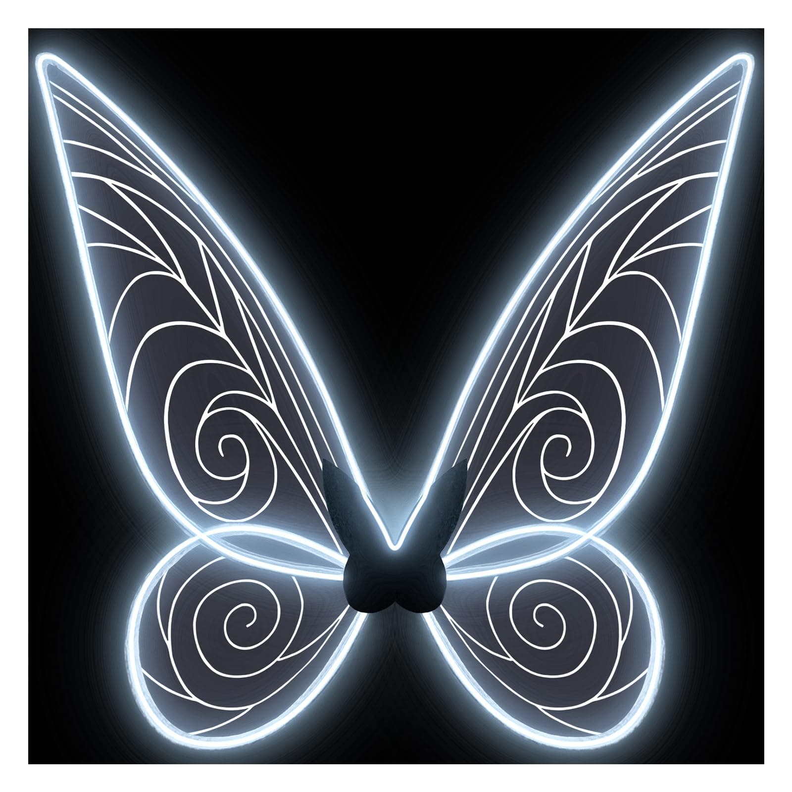 Light up Fairy Wings for Adults,Electroluminescent Wire LED Butterfly Wings for Girls Women,Halloween Costume Dress Up