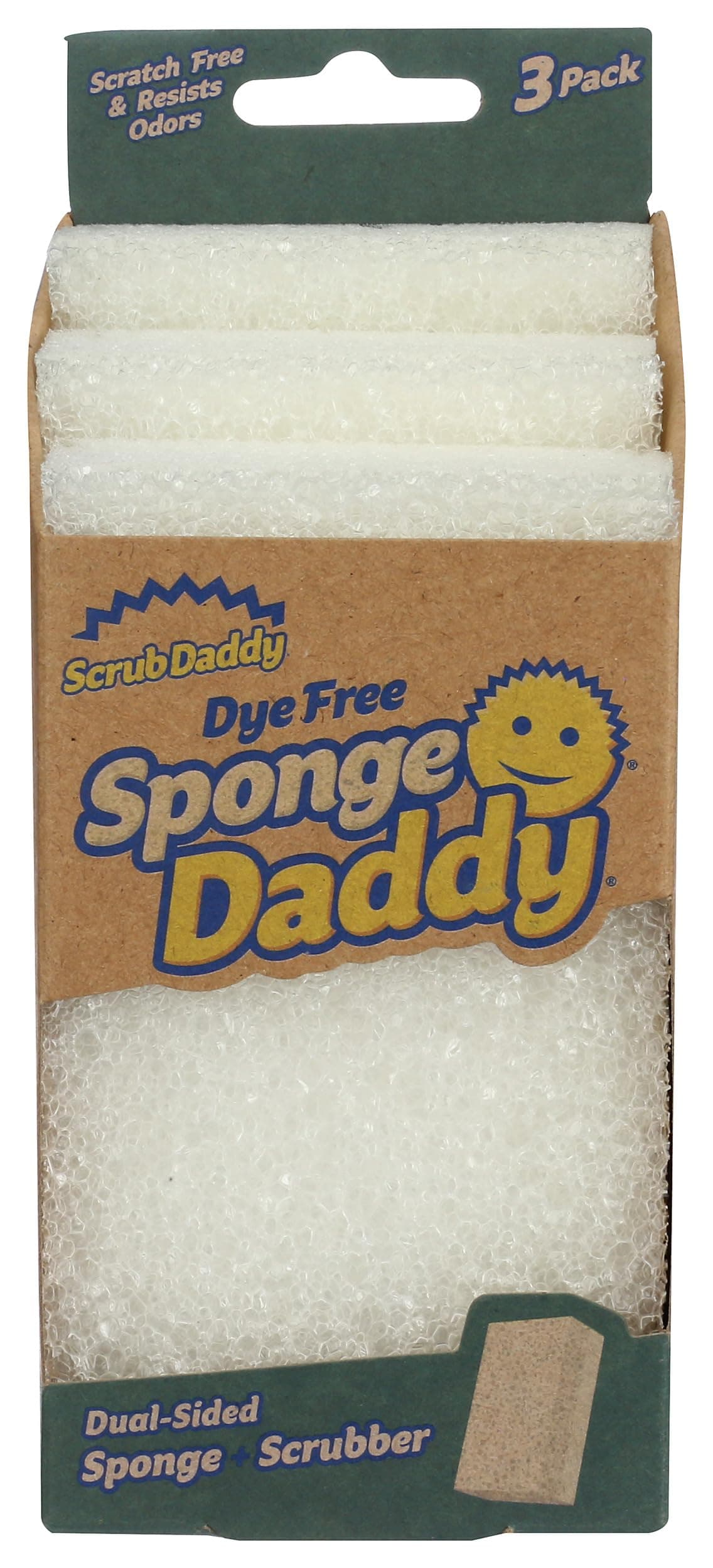 Dye Free Sponge Daddy 3 Count, 3 CT