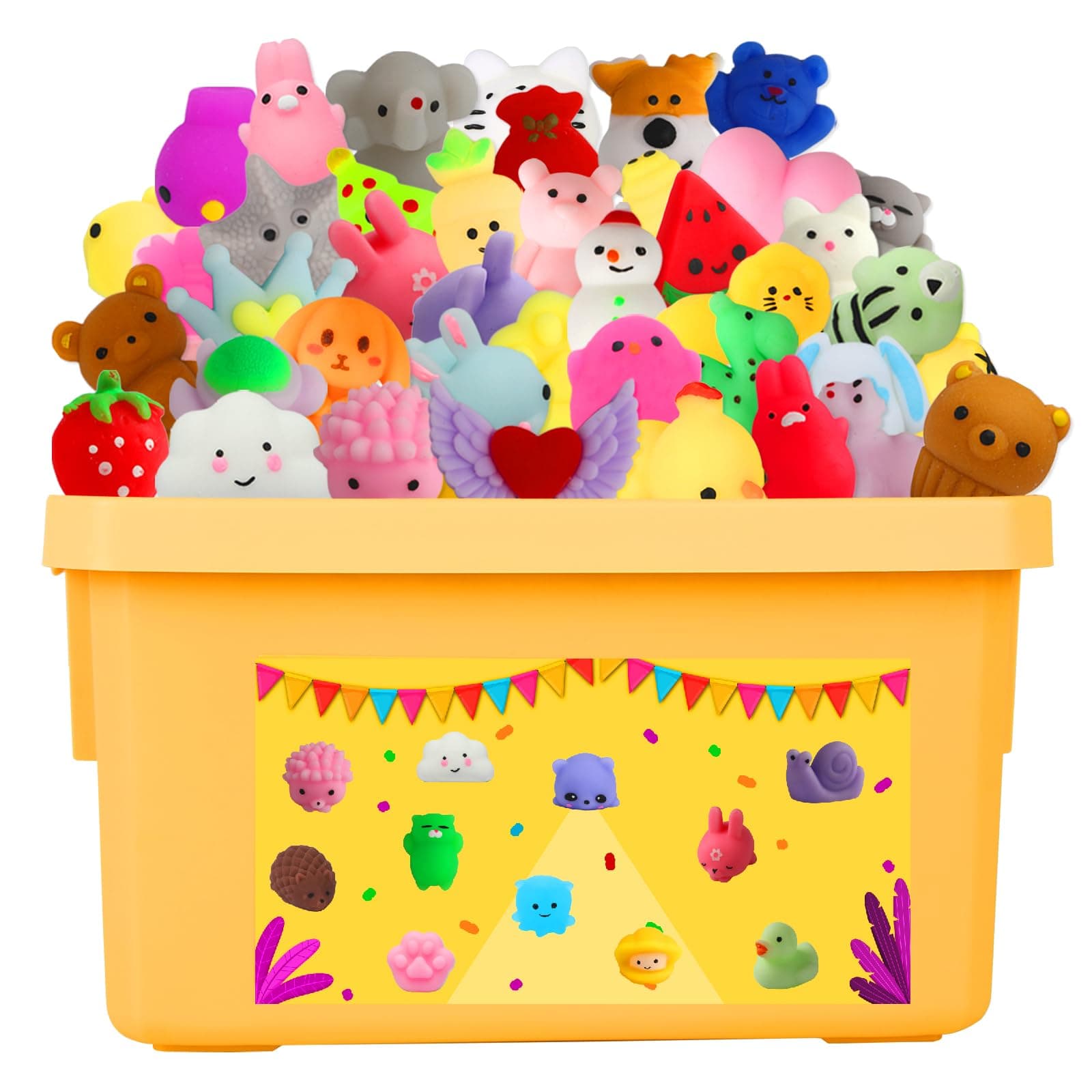 130pcs  Mochi Squishies