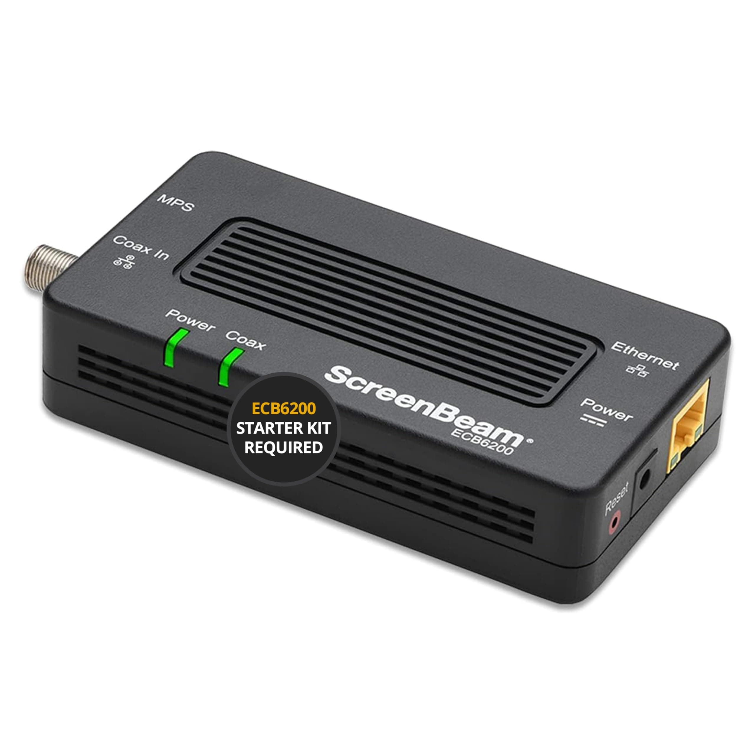 Bonded MoCA 2.0 Network Adapter for High Speed Internet, Ethernet Over Coax - Single Add-On Adapter for Existing MoCA Network