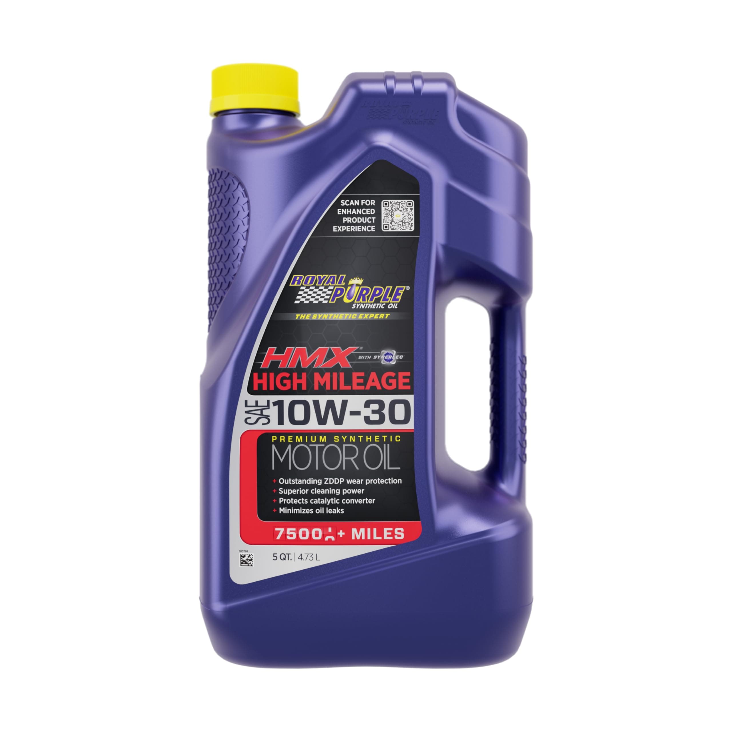 11750 HMX SAE 10W-30 High-Mileage Synthetic Motor Oil - 5 qt., Model:ROY11750