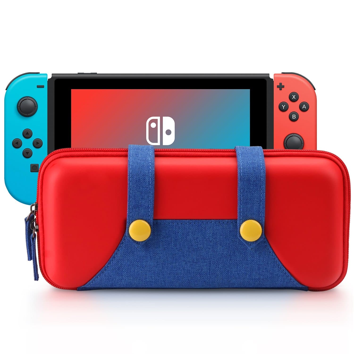 Carrying Case Compatible with Nintendo Switch - Protective Hard Shell Portable Travel Carry Case for Nintendo Switch Console & Accessories