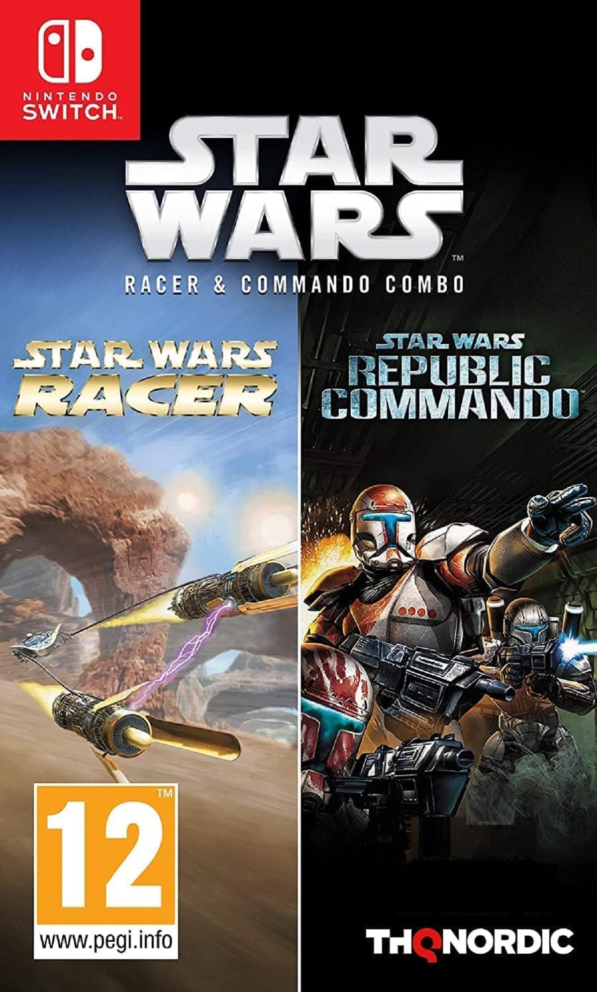 Star Wars Racer and Commando Combo - (Nintendo Switch)