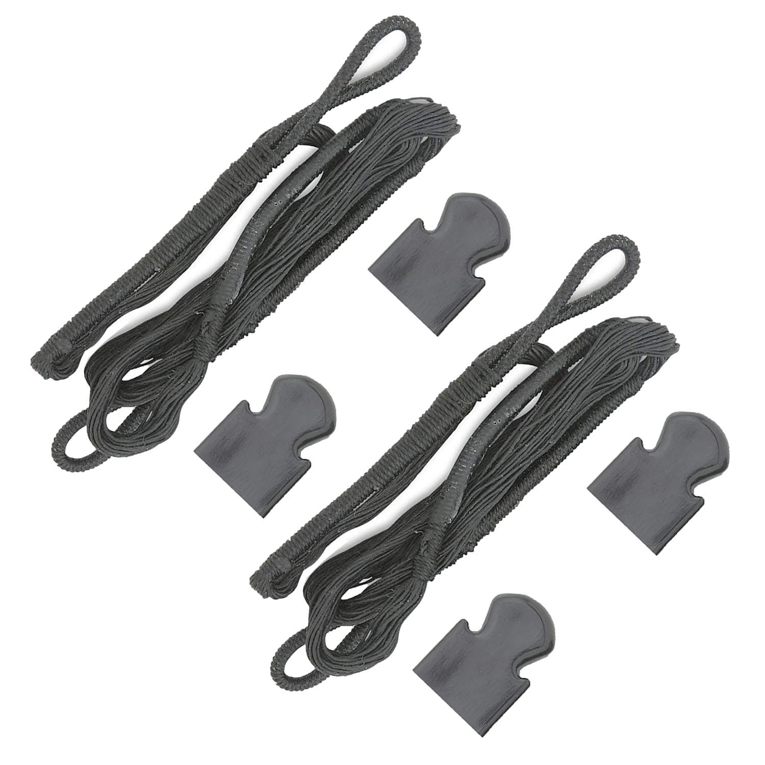 Crossbow Pistol String Replacement and Caps, Spare Set for Your Crossbow Strings