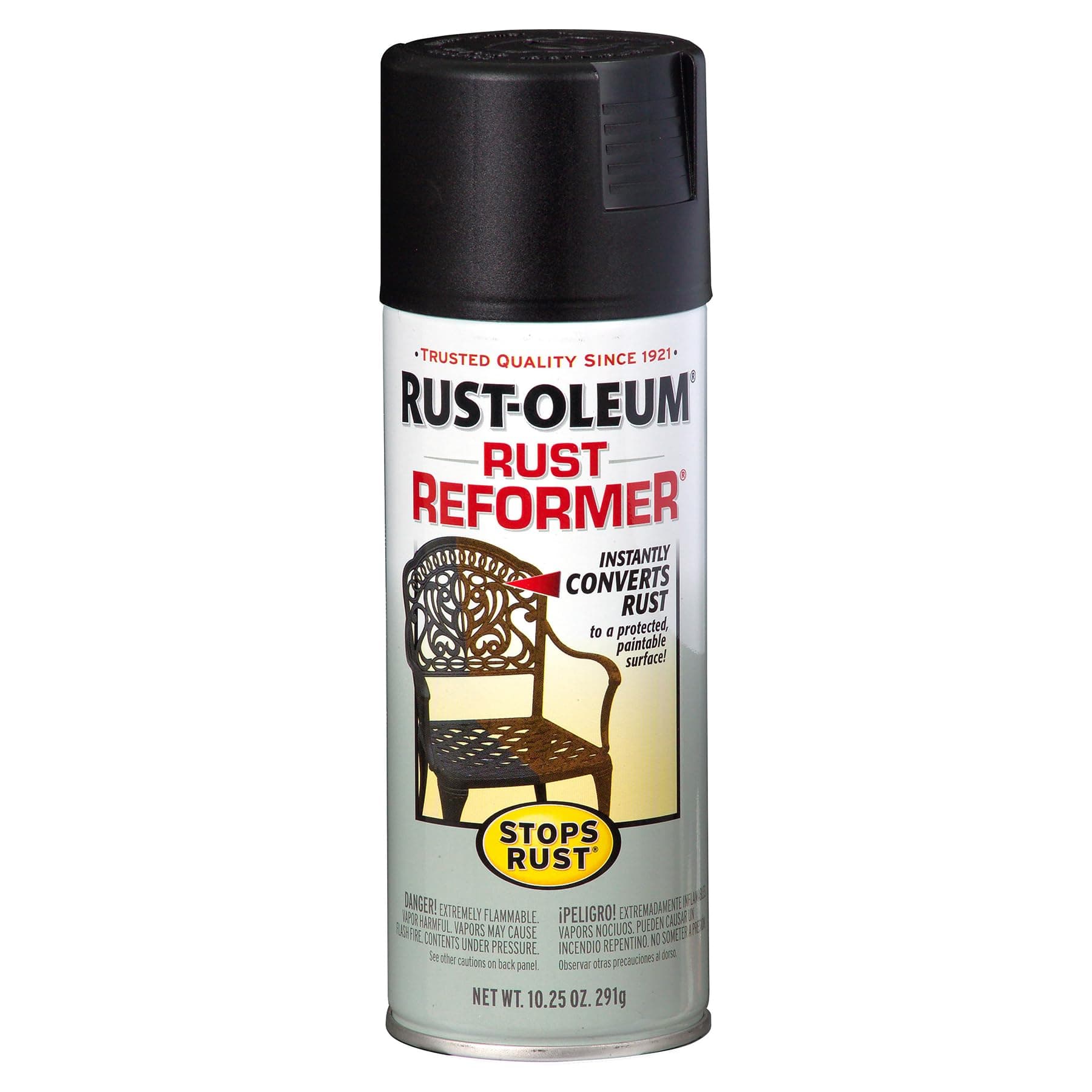 Rust-Oleum 215215 Stops Rust Rust Reformer Spray, 10.25 oz, Black