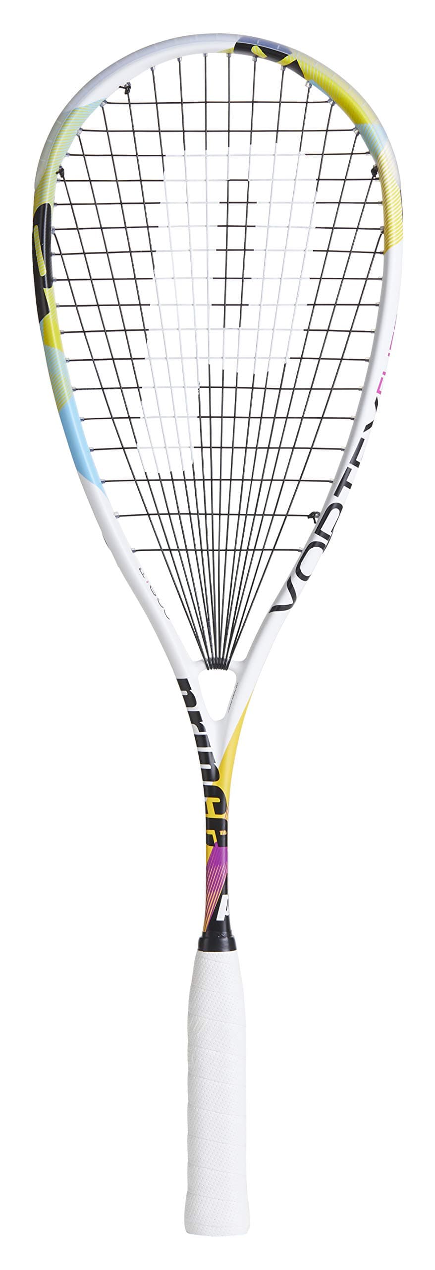 Prince Vortex Elite 600 Squash Racket (Various Options) (1 Racket + 3 Pro Squash Balls)