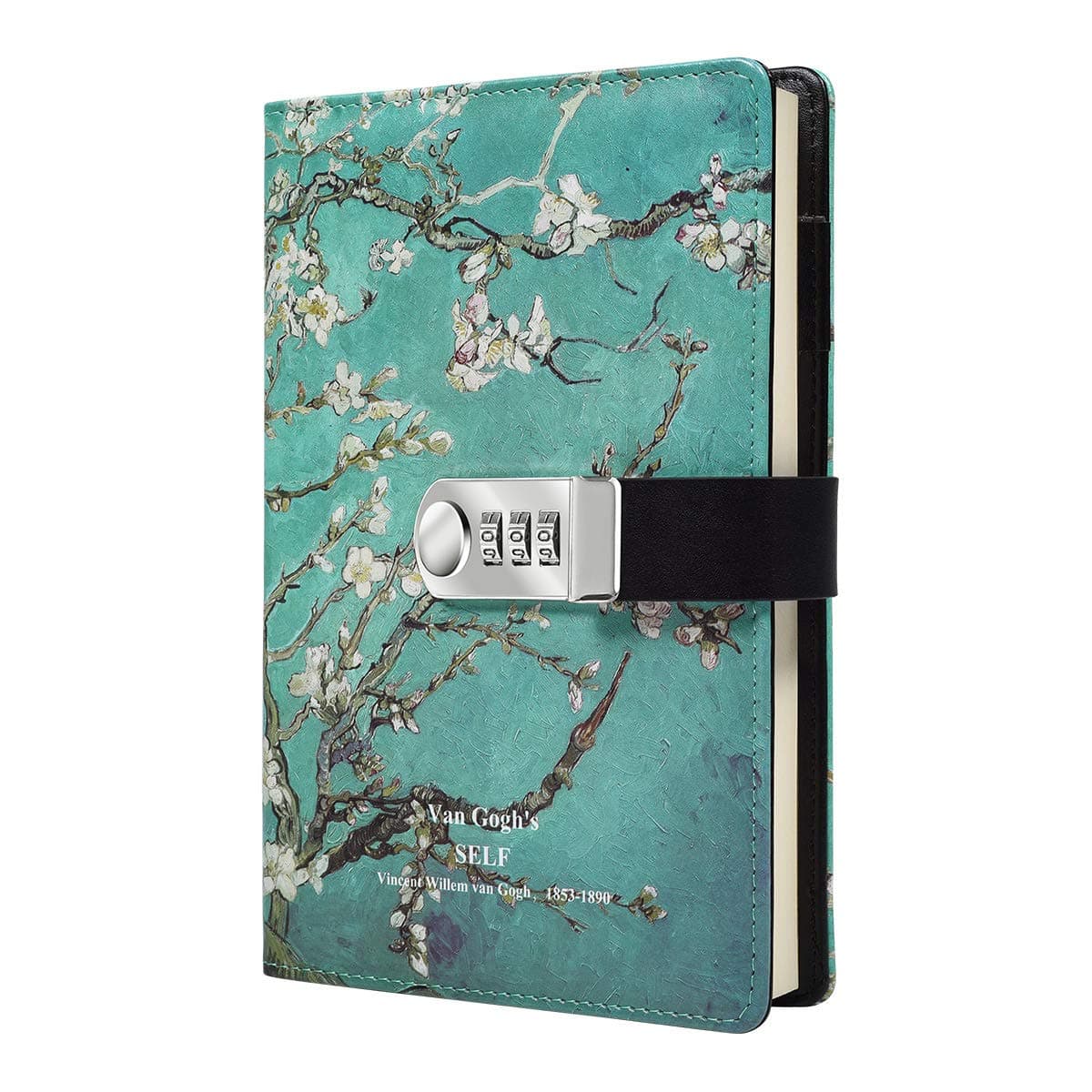 Sponsored Ad - ARRLSDB Starry Diary with Lock, A5 PU Leather Journal with Combination Lock Digital Password Notebook Combination Locking Journal Diary (Starry 6)